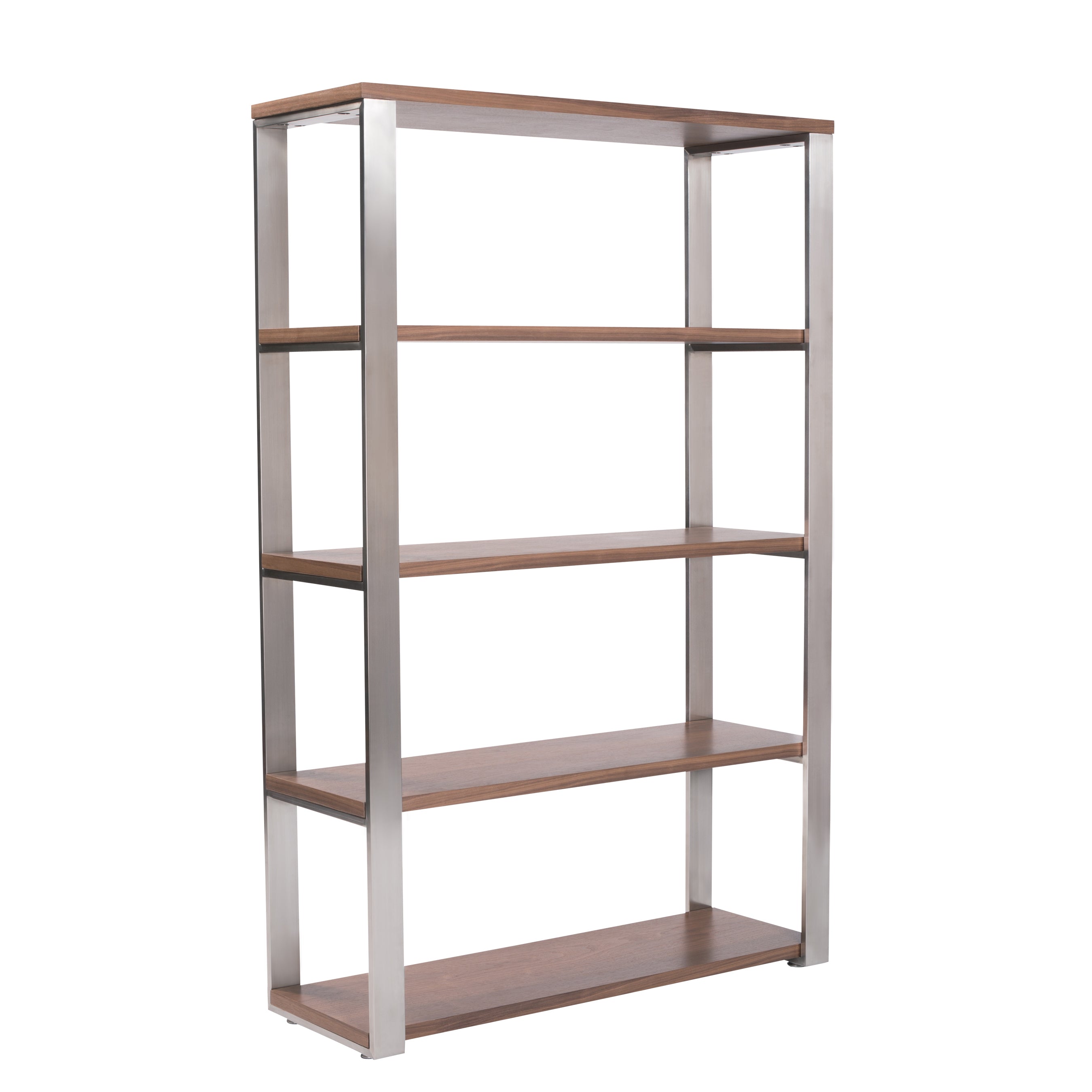 Dillon 40" Shelving Unit Bookcases & Shelves Euro Style American Walnut Brushed Stainless Steel , Black Friday Sale Euro Style Furniture Sale, Old Bones Co, Mid Century Furniture Sale, Four Hands Furniture, Black Friday Sale Dillon 40" Shelving Unit,Gus Sale, Perigold Dillon 40" Shelving Unit Bookcases & Shelves Black Friday Sale , Perigold Sale Dillon 40" Shelving Unit,Dillon 40" Shelving Unit Lulu and Georgia, Burke Decor Sale Dillon 40" Shelving Unit, www.oldbonesco.com