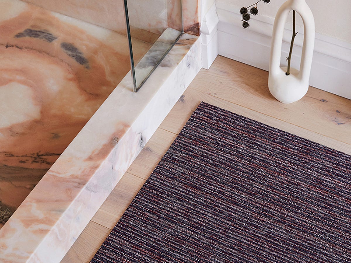 Skinny Stripe Shag Mat