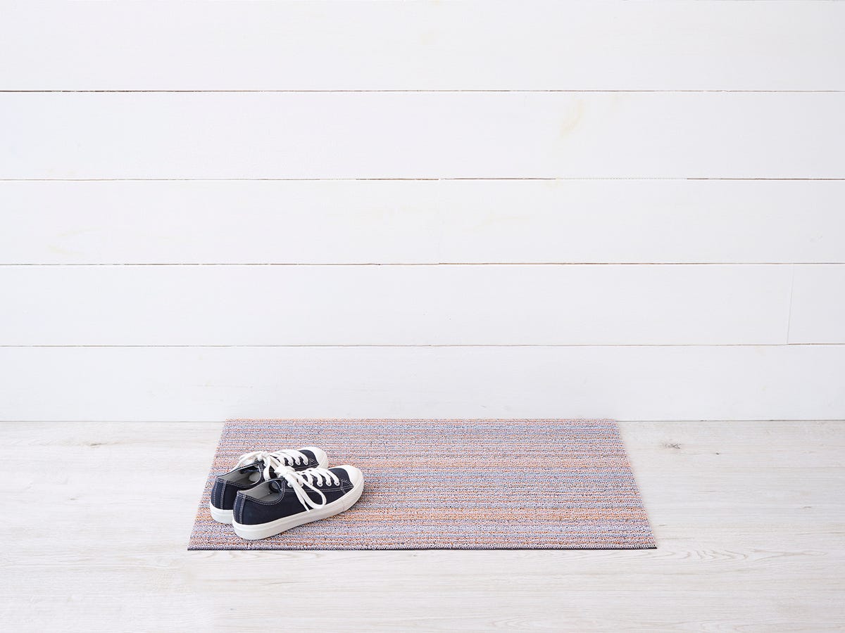 Skinny Stripe Shag Mat