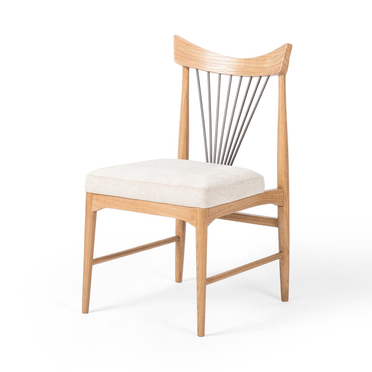 Solene Dining Chair-Darren Ecru Dining Chair Four Hands     Four Hands, Mid Century Modern Furniture, Old Bones Furniture Company, Old Bones Co, Modern Mid Century, Designer Furniture, https://www.oldbonesco.com/