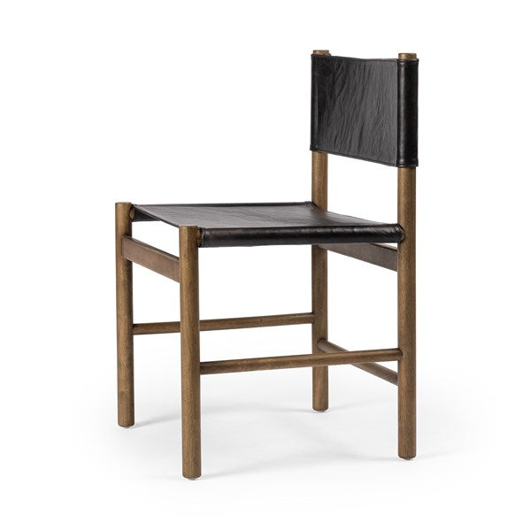 Kena Dining Chair Sonoma Black w/ Solid ParawoodDining Chairs Four Hands  Sonoma Black w/ Solid Parawood   Four Hands, Mid Century Modern Furniture, Old Bones Furniture Company, Old Bones Co, Modern Mid Century, Designer Furniture, https://www.oldbonesco.com/