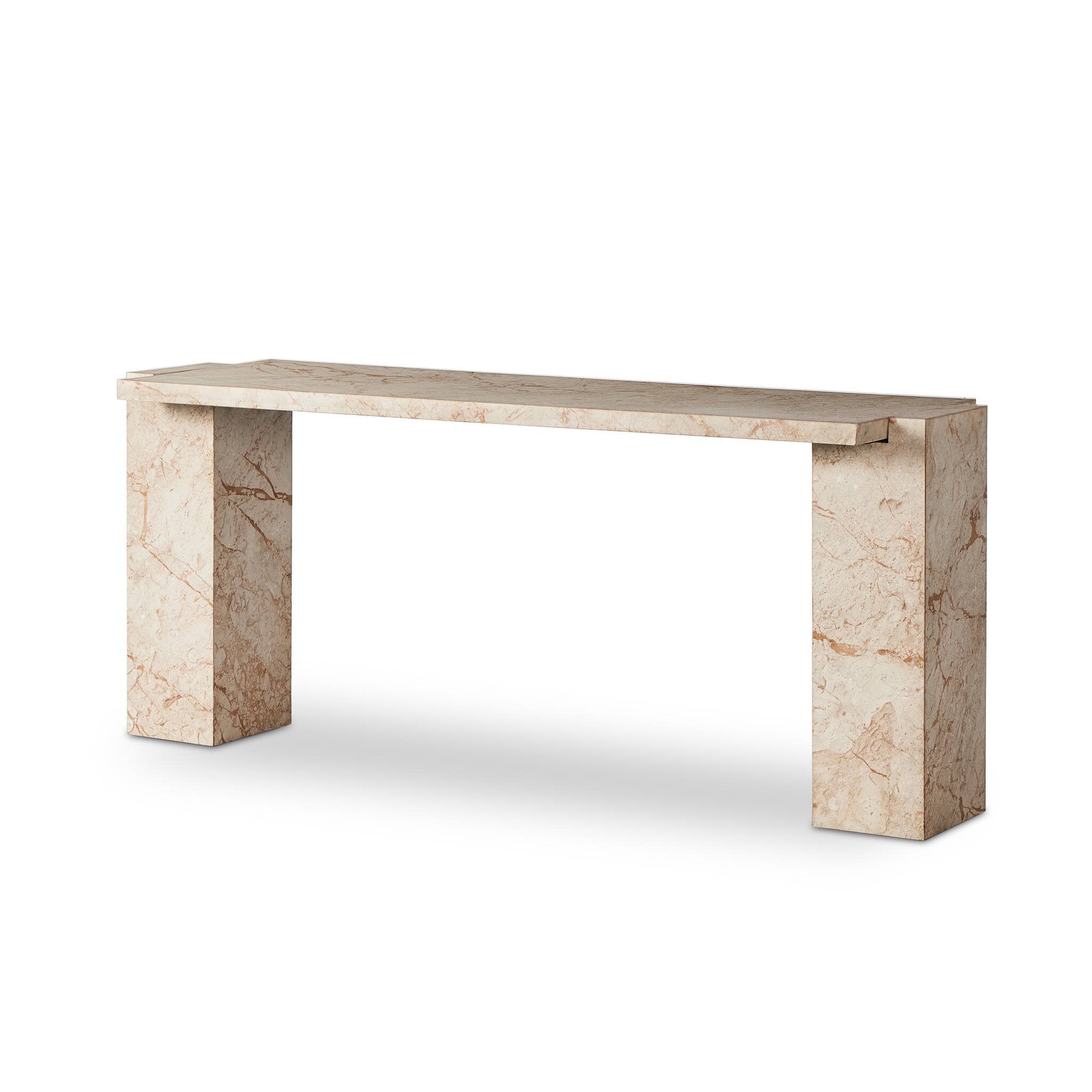 Romano Console Table - Desert Taupe Marble Console Tables Four Hands     Console Tables,https://www.oldbonesco.com,Mid Century Furniture, Furniture Sale, Old Bones Co, Mid Century Sale, Four Hands Furniture, Sale,Gus, Sale,Perigold Romano Console Table - Desert Taupe Marble Console Tables Sale, Perigold Sale Romano Console Table - Desert Taupe Marble,Romano Console Table - Desert Taupe Marble Lulu and Georgia,Burke Decor Sale Romano Console Table - Desert Taupe Marble, open box furniture,Open Box Romano Con