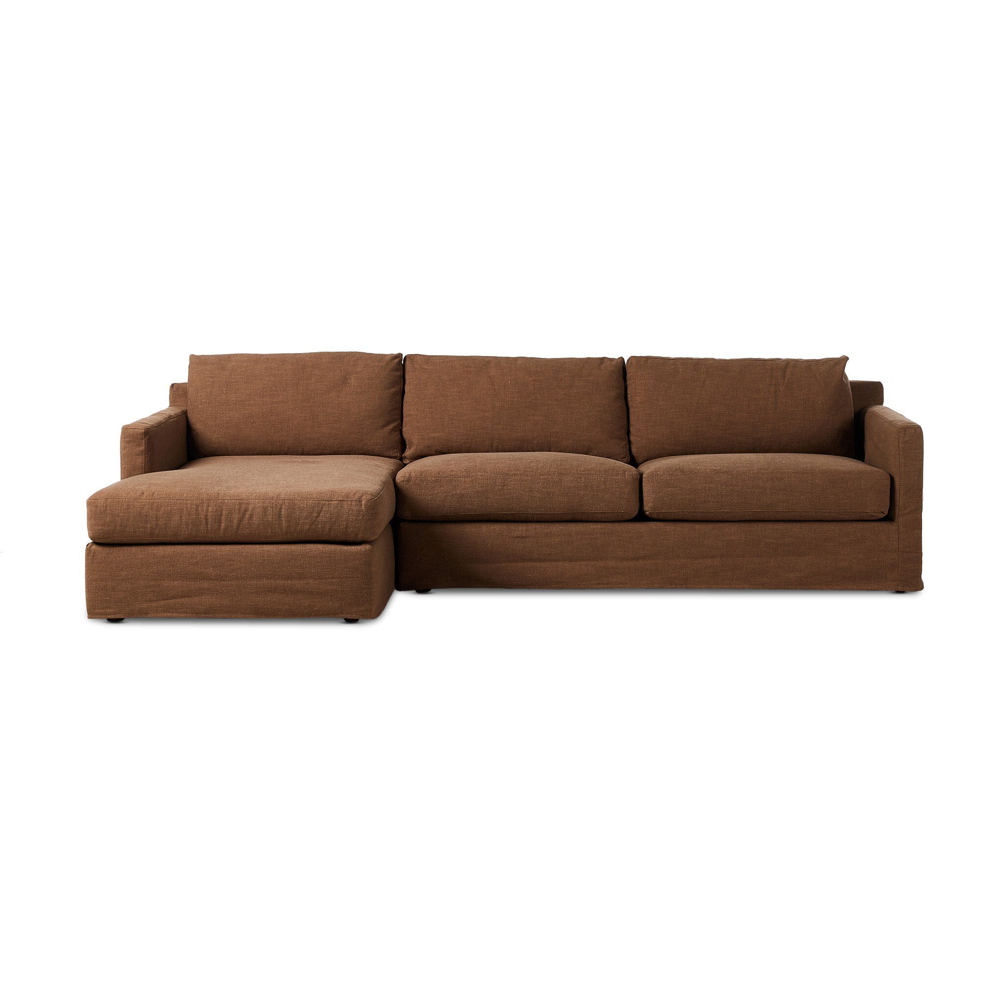 Hampton 2-Piece Slipcover Sectional - Antwerp Cafe Sectionals Four Hands Left Chaise    Sectionals,https://www.oldbonesco.com,Mid Century Furniture, Furniture Sale, Old Bones Co, Mid Century Sale, Four Hands Furniture, Sale,Gus, Sale,Perigold Hampton 2-Piece Slipcover Sectional - Antwerp Cafe Sectionals Sale, Perigold Sale Hampton 2-Piece Slipcover Sectional - Antwerp Cafe,Hampton 2-Piece Slipcover Sectional - Antwerp Cafe Lulu and Georgia,Burke Decor Sale Hampton 2-Piece Slipcover Sectional - Antwerp Cafe,