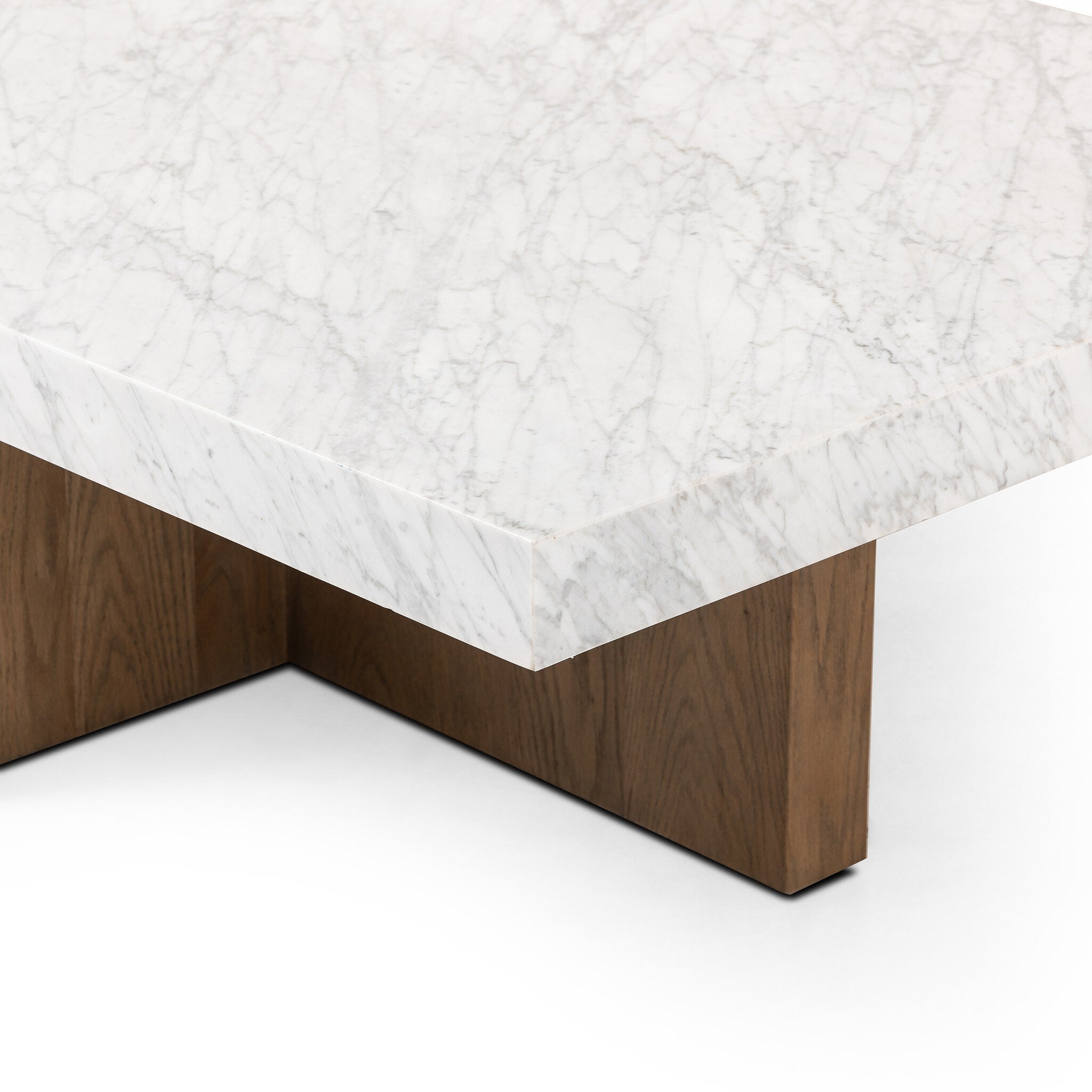 Bellamy Rectangular Coffee Table - White Carrara Marble Coffee Tables Four Hands     Coffee Tables,https://www.oldbonesco.com,Mid Century Furniture, Furniture Sale, Old Bones Co, Mid Century Sale, Four Hands Furniture, Sale,Gus, Sale,Perigold Bellamy Rectangular Coffee Table - White Carrara Marble Coffee Tables Sale, Perigold Sale Bellamy Rectangular Coffee Table - White Carrara Marble,Bellamy Rectangular Coffee Table - White Carrara Marble Lulu and Georgia,Burke Decor Sale Bellamy Rectangular Coffee Table 