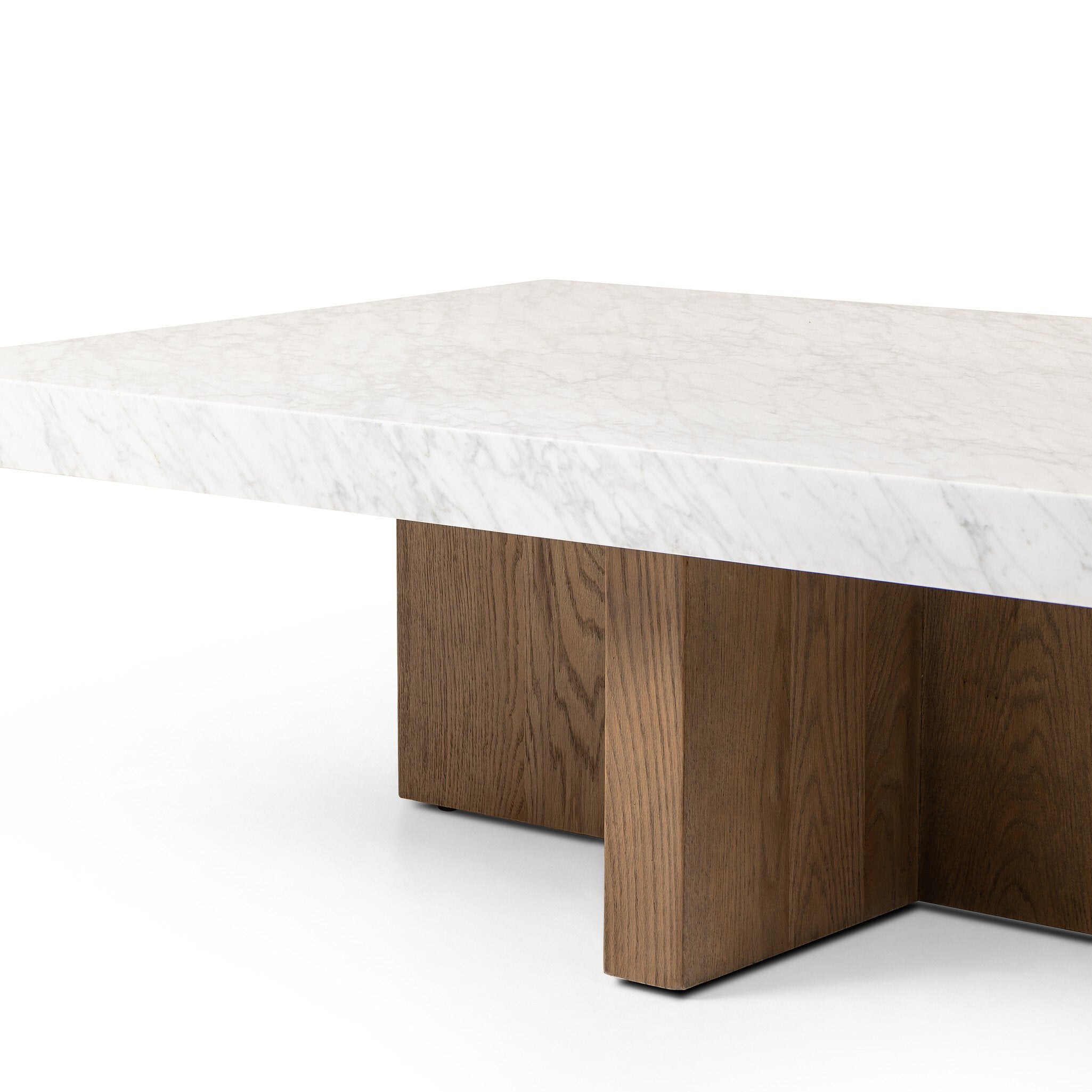 Bellamy Rectangular Coffee Table - White Carrara Marble Coffee Tables Four Hands     Coffee Tables,https://www.oldbonesco.com,Mid Century Furniture, Furniture Sale, Old Bones Co, Mid Century Sale, Four Hands Furniture, Sale,Gus, Sale,Perigold Bellamy Rectangular Coffee Table - White Carrara Marble Coffee Tables Sale, Perigold Sale Bellamy Rectangular Coffee Table - White Carrara Marble,Bellamy Rectangular Coffee Table - White Carrara Marble Lulu and Georgia,Burke Decor Sale Bellamy Rectangular Coffee Table 