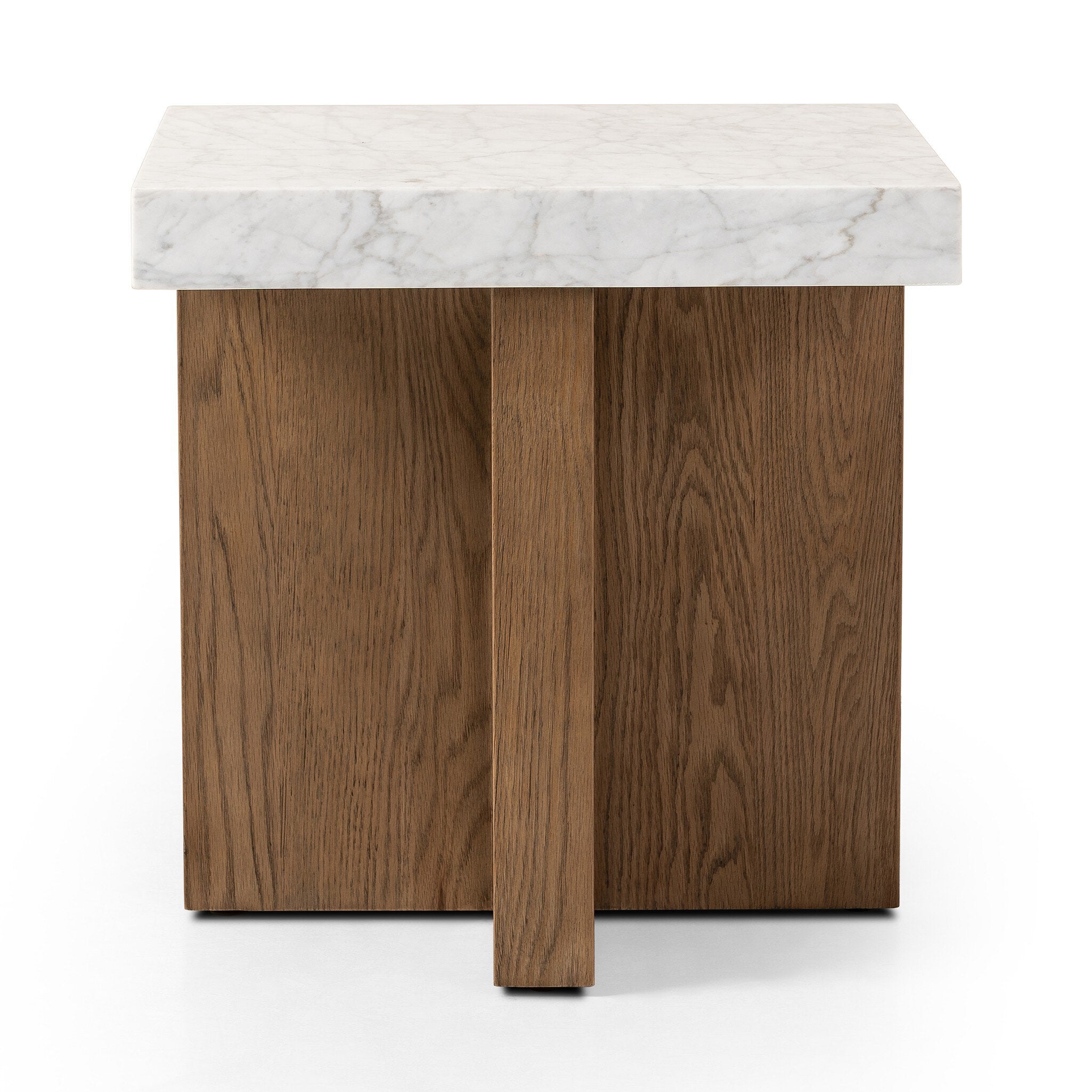 Bellamy End Table - White Carrara Marble Side & End Tables Four Hands     Side & End Tables,https://www.oldbonesco.com,Mid Century Furniture, Furniture Sale, Old Bones Co, Mid Century Sale, Four Hands Furniture, Sale,Gus, Sale,Perigold Bellamy End Table - White Carrara Marble Side & End Tables Sale, Perigold Sale Bellamy End Table - White Carrara Marble,Bellamy End Table - White Carrara Marble Lulu and Georgia,Burke Decor Sale Bellamy End Table - White Carrara Marble, open box furniture,Open Box Bellamy End