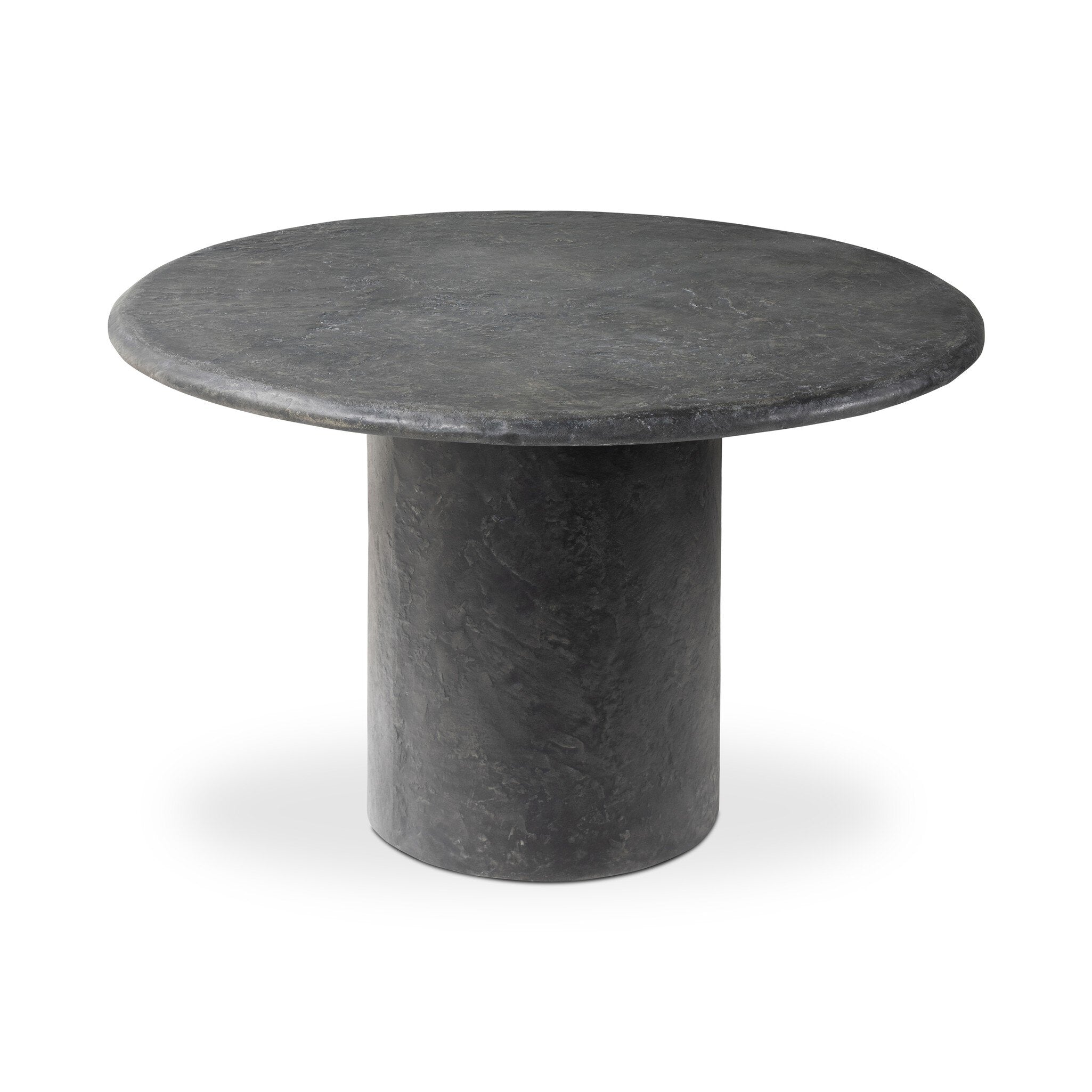 Bonnie Dining Table - Textured Black Concrete Dining & Kitchen Tables Four Hands Default Title    Dining & Kitchen Tables,https://www.oldbonesco.com,Mid Century Furniture, Furniture Sale, Old Bones Co, Mid Century Sale, Four Hands Furniture, Sale,Gus, Sale,Perigold Bonnie Dining Table - Textured Black Concrete Dining & Kitchen Tables Sale, Perigold Sale Bonnie Dining Table - Textured Black Concrete,Bonnie Dining Table - Textured Black Concrete Lulu and Georgia,Burke Decor Sale Bonnie Dining Table - Textured