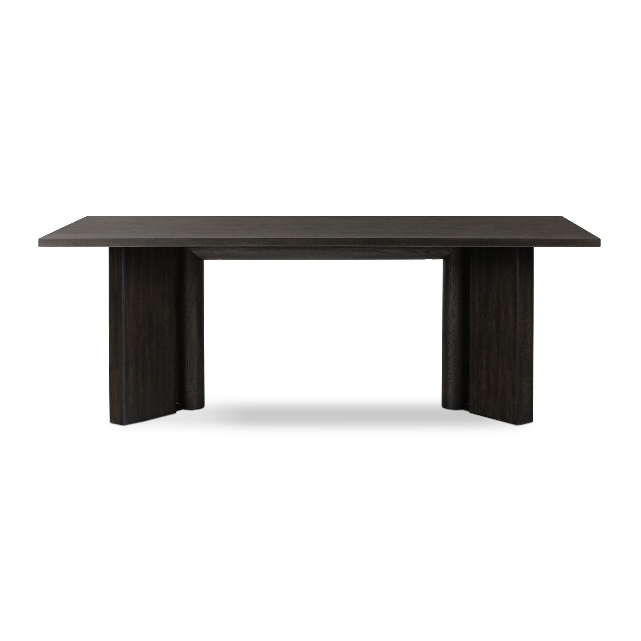 Huxley Dining Table - Smoked Black Veneer Dining & Kitchen Tables Four Hands 100"    Dining & Kitchen Tables,https://www.oldbonesco.com,Mid Century Furniture, Furniture Sale, Old Bones Co, Mid Century Sale, Four Hands Furniture, Sale,Gus, Sale,Perigold Huxley Dining Table - Smoked Black Veneer Dining & Kitchen Tables Sale, Perigold Sale Huxley Dining Table - Smoked Black Veneer,Huxley Dining Table - Smoked Black Veneer Lulu and Georgia,Burke Decor Sale Huxley Dining Table - Smoked Black Veneer, open box fur