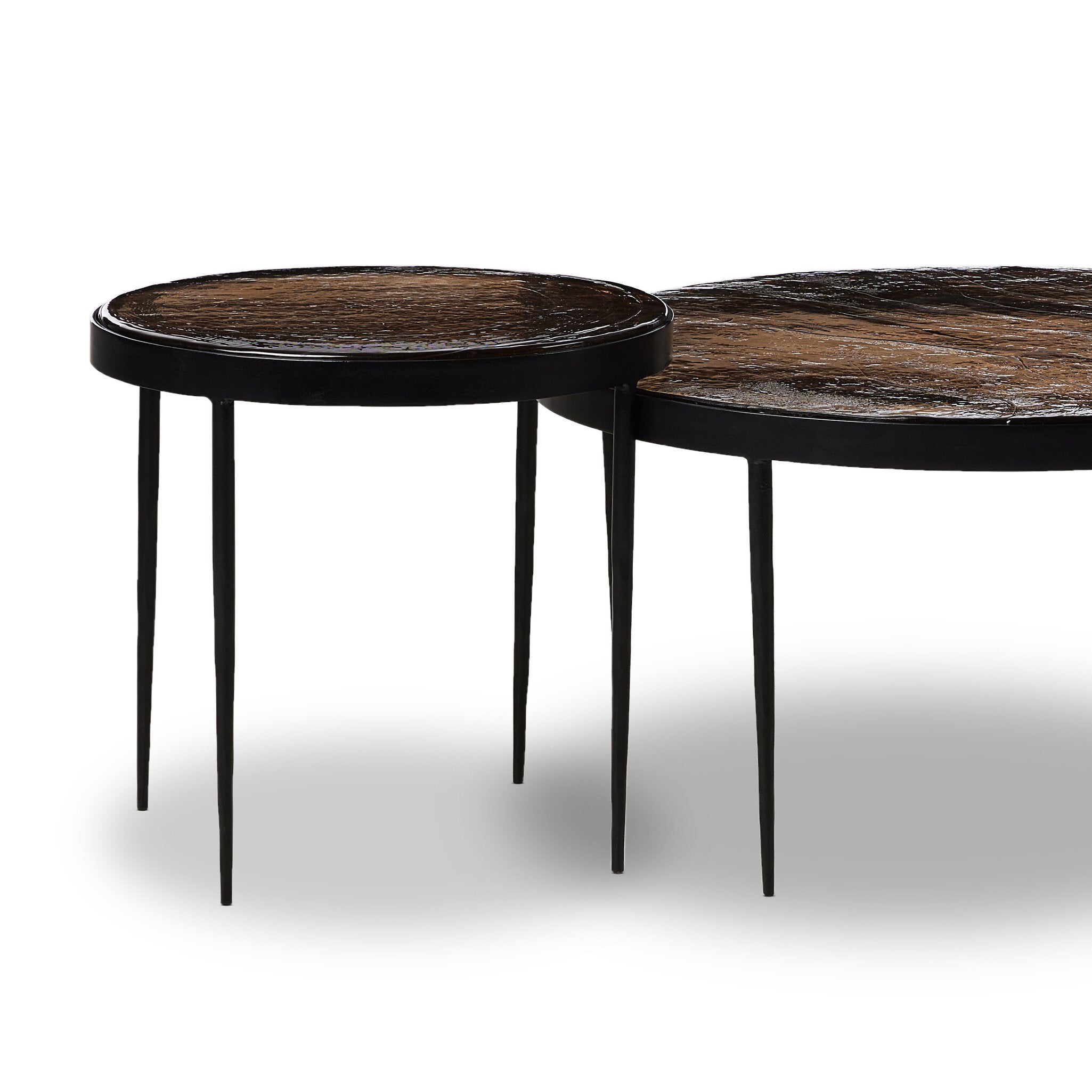 Yoko Nesting Table - Smoked Brown Cast Glass Tables Four Hands     Tables,https://www.oldbonesco.com,Mid Century Furniture, Furniture Sale, Old Bones Co, Mid Century Sale, Four Hands Furniture, Sale,Gus, Sale,Perigold Yoko Nesting Table - Smoked Brown Cast Glass Tables Sale, Perigold Sale Yoko Nesting Table - Smoked Brown Cast Glass,Yoko Nesting Table - Smoked Brown Cast Glass Lulu and Georgia,Burke Decor Sale Yoko Nesting Table - Smoked Brown Cast Glass, open box furniture,Open Box Yoko Nesting Table - Smo