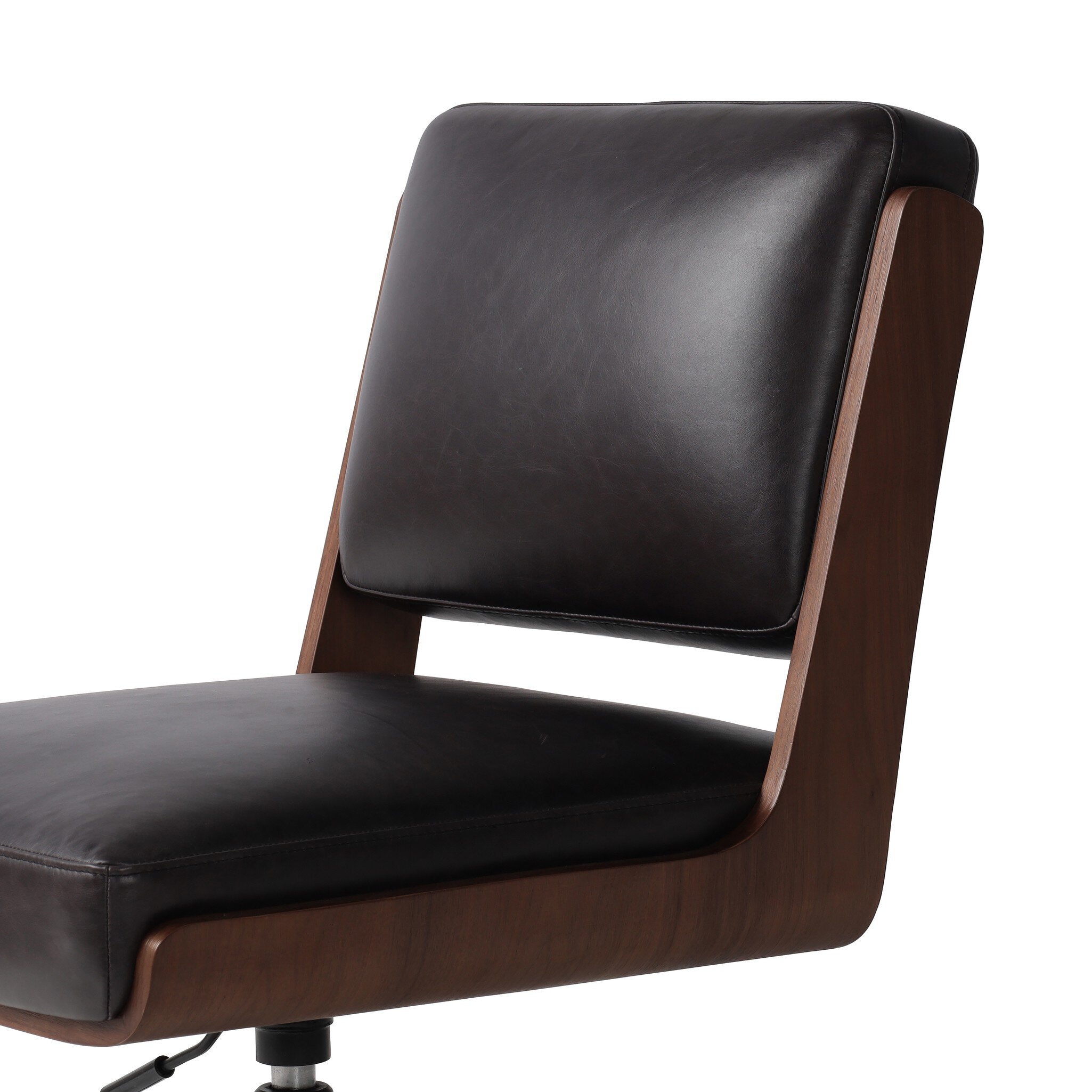 Landon Armless Desk Chair - Sonoma Black Chairs Four Hands     Chairs,https://www.oldbonesco.com,Mid Century Furniture, Furniture Sale, Old Bones Co, Mid Century Sale, Four Hands Furniture, Sale,Gus, Sale,Perigold Landon Armless Desk Chair - Sonoma Black Chairs Sale, Perigold Sale Landon Armless Desk Chair - Sonoma Black,Landon Armless Desk Chair - Sonoma Black Lulu and Georgia,Burke Decor Sale Landon Armless Desk Chair - Sonoma Black, open box furniture,Open Box Landon Armless Desk Chair - Sonoma Black