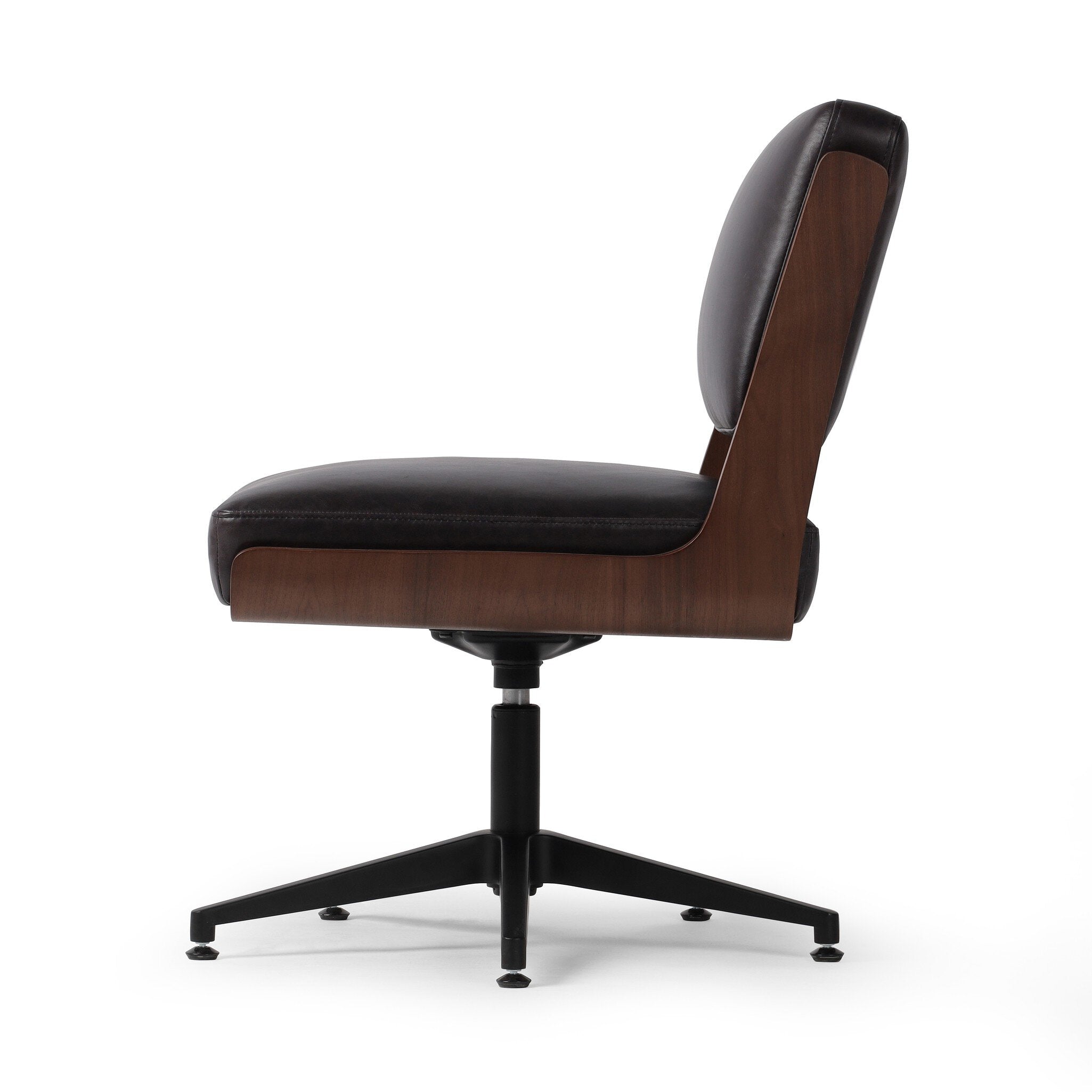 Landon Armless Desk Chair - Sonoma Black Chairs Four Hands     Chairs,https://www.oldbonesco.com,Mid Century Furniture, Furniture Sale, Old Bones Co, Mid Century Sale, Four Hands Furniture, Sale,Gus, Sale,Perigold Landon Armless Desk Chair - Sonoma Black Chairs Sale, Perigold Sale Landon Armless Desk Chair - Sonoma Black,Landon Armless Desk Chair - Sonoma Black Lulu and Georgia,Burke Decor Sale Landon Armless Desk Chair - Sonoma Black, open box furniture,Open Box Landon Armless Desk Chair - Sonoma Black