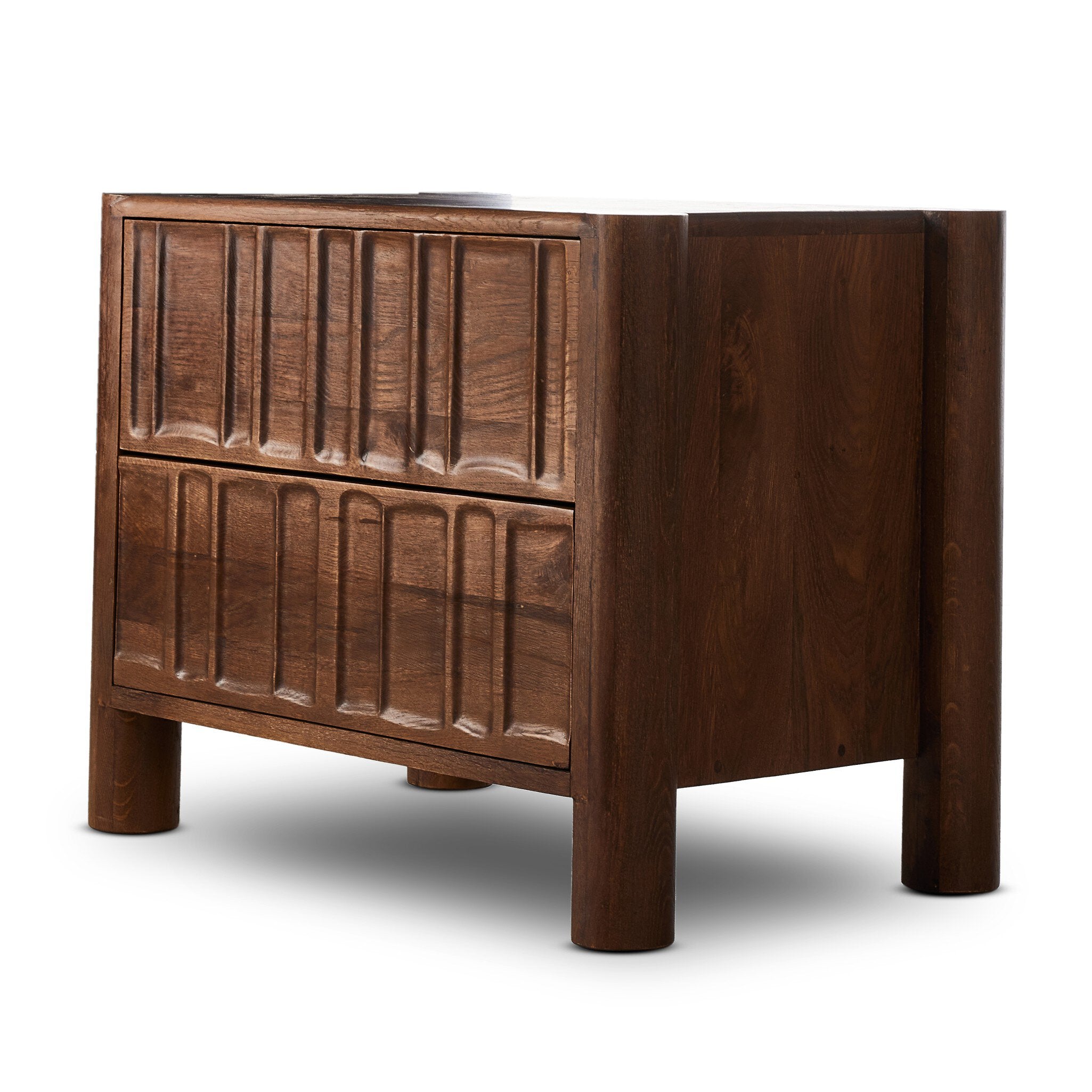 Ezri Nightstand - Cocoa Oak Nightstands Four Hands     Nightstands,https://www.oldbonesco.com,Mid Century Furniture, Furniture Sale, Old Bones Co, Mid Century Sale, Four Hands Furniture, Sale,Gus, Sale,Perigold Ezri Nightstand - Cocoa Oak Nightstands Sale, Perigold Sale Ezri Nightstand - Cocoa Oak,Ezri Nightstand - Cocoa Oak Lulu and Georgia,Burke Decor Sale Ezri Nightstand - Cocoa Oak, open box furniture,Open Box Ezri Nightstand - Cocoa Oak