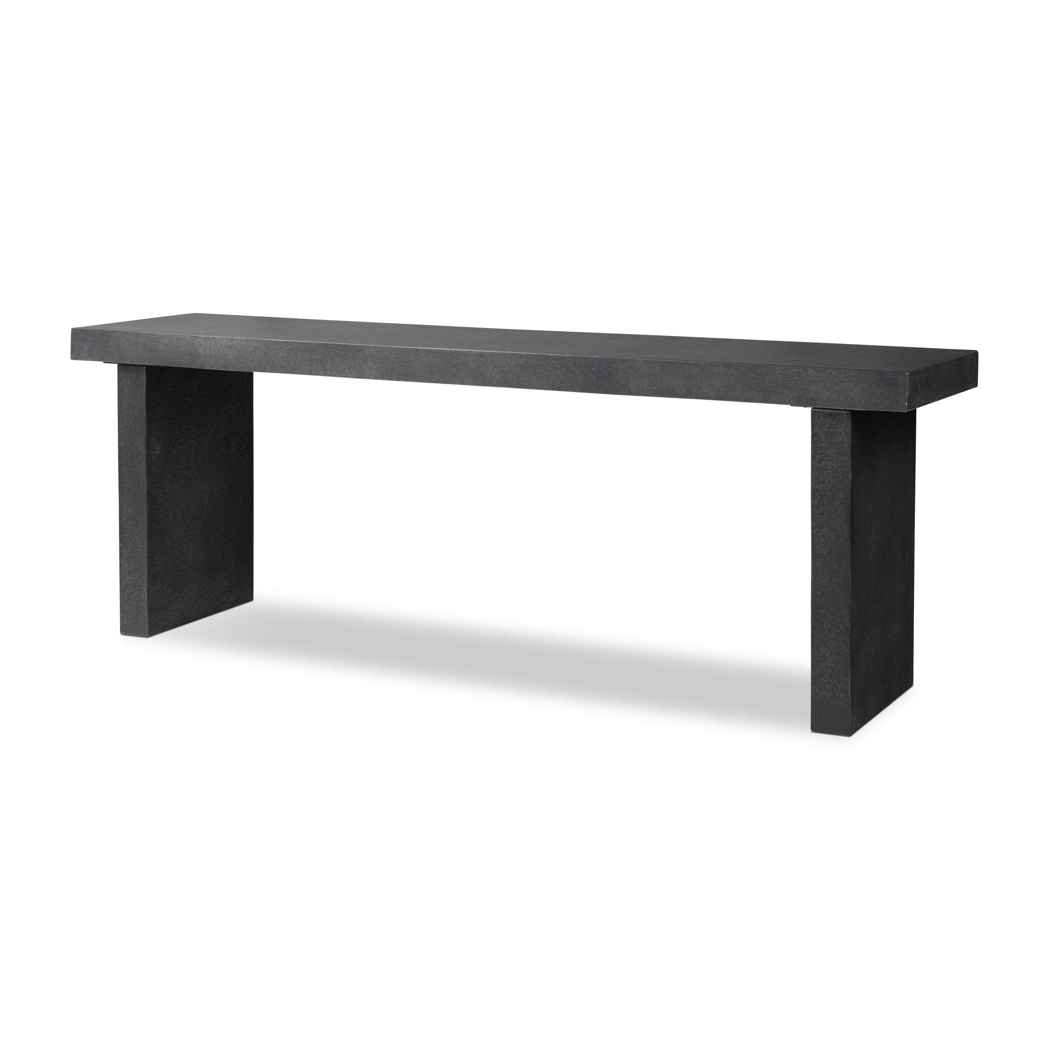 Huesca Outdoor Console Table - Distressed Graphite Concrete Outdoor Tables & Storage Four Hands     Outdoor Tables & Storage,https://www.oldbonesco.com,Mid Century Furniture, Furniture Sale, Old Bones Co, Mid Century Sale, Four Hands Furniture, Sale,Gus, Sale,Perigold Huesca Outdoor Console Table - Distressed Graphite Concrete Outdoor Tables & Storage Sale, Perigold Sale Huesca Outdoor Console Table - Distressed Graphite Concrete,Huesca Outdoor Console Table - Distressed Graphite Concrete Lulu and Georgia,B