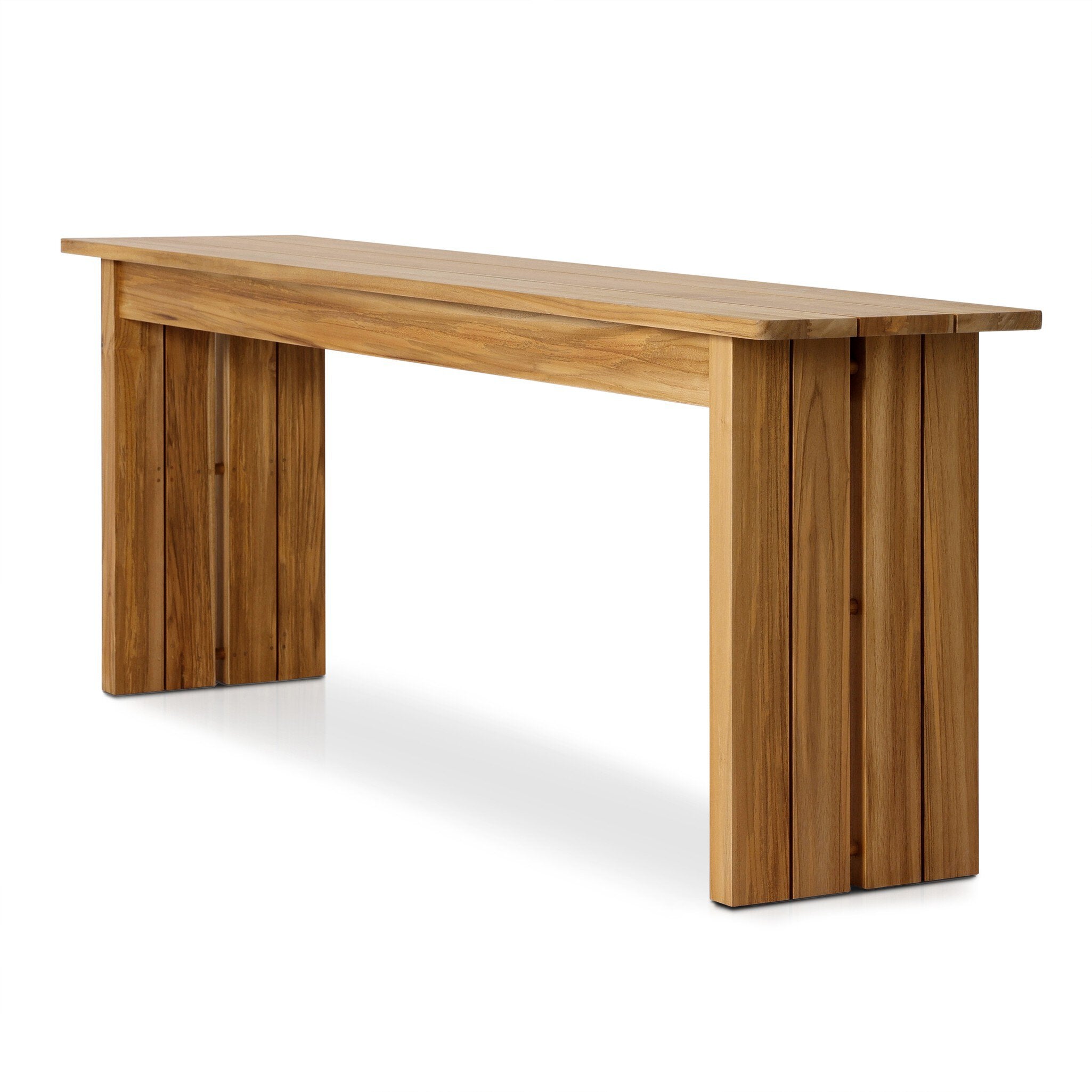 Chapman Outdoor Console Table - Natural Teak-FSC Outdoor Tables & Storage Four Hands     Outdoor Tables & Storage,https://www.oldbonesco.com,Mid Century Furniture, Furniture Sale, Old Bones Co, Mid Century Sale, Four Hands Furniture, Sale,Gus, Sale,Perigold Chapman Outdoor Console Table - Natural Teak-FSC Outdoor Tables & Storage Sale, Perigold Sale Chapman Outdoor Console Table - Natural Teak-FSC,Chapman Outdoor Console Table - Natural Teak-FSC Lulu and Georgia,Burke Decor Sale Chapman Outdoor Console Tabl