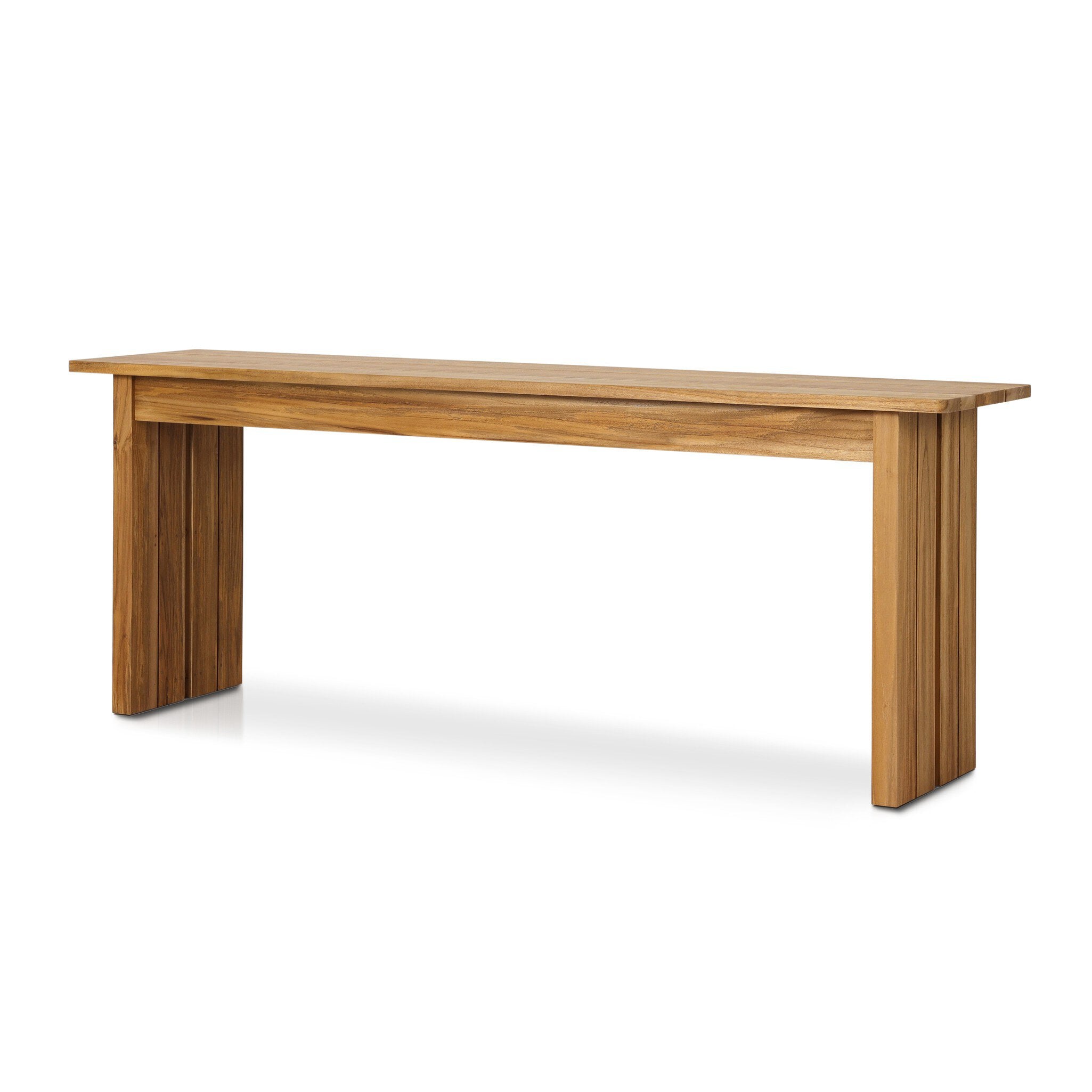 Chapman Outdoor Console Table - Natural Teak-FSC Outdoor Tables & Storage Four Hands     Outdoor Tables & Storage,https://www.oldbonesco.com,Mid Century Furniture, Furniture Sale, Old Bones Co, Mid Century Sale, Four Hands Furniture, Sale,Gus, Sale,Perigold Chapman Outdoor Console Table - Natural Teak-FSC Outdoor Tables & Storage Sale, Perigold Sale Chapman Outdoor Console Table - Natural Teak-FSC,Chapman Outdoor Console Table - Natural Teak-FSC Lulu and Georgia,Burke Decor Sale Chapman Outdoor Console Tabl