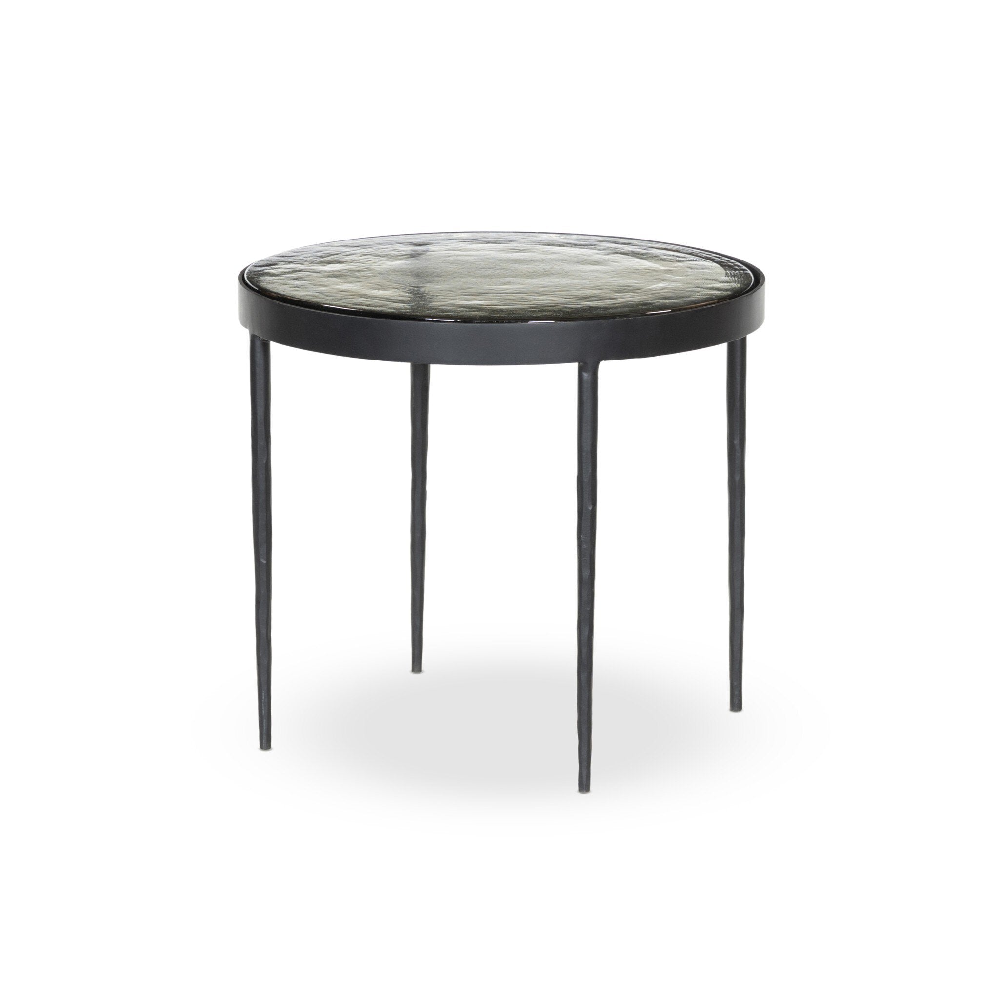 Yoko Nesting Table - Smoked Brown Cast Glass