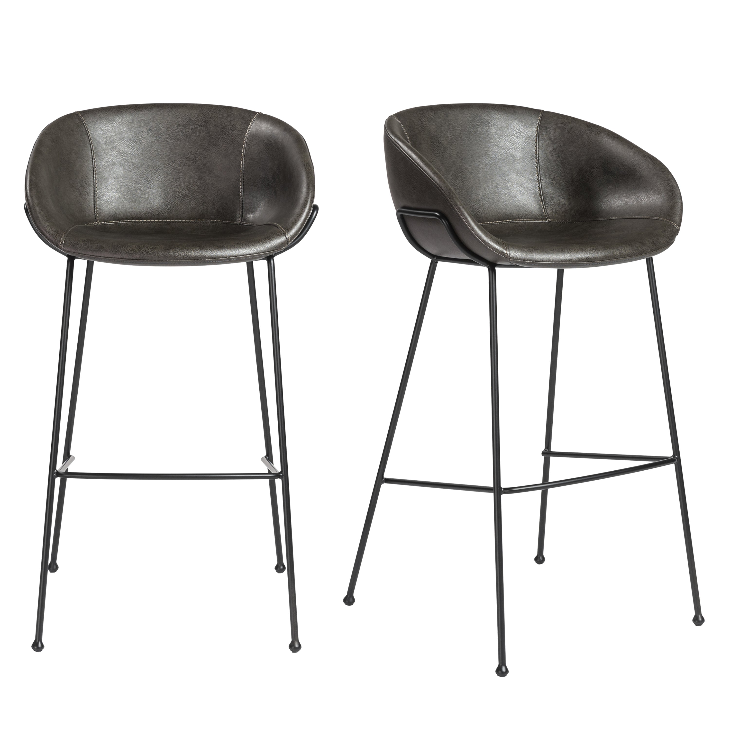 Zach Leather Bar Stool - Set of 2 Bar & Counter Stools Euro Style Charcoal Gray , Black Friday Sale Euro Style Furniture Sale, Old Bones Co, Mid Century Furniture Sale, Four Hands Furniture, Black Friday Sale Zach Leather Bar Stool - Set of 2,Gus Sale, Perigold Zach Leather Bar Stool - Set of 2 Bar & Counter Stools Black Friday Sale , Perigold Sale Zach Leather Bar Stool - Set of 2,Zach Leather Bar Stool - Set of 2 Lulu and Georgia, Burke Decor Sale Zach Leather Bar Stool - Set of 2, www.oldbonesco.com