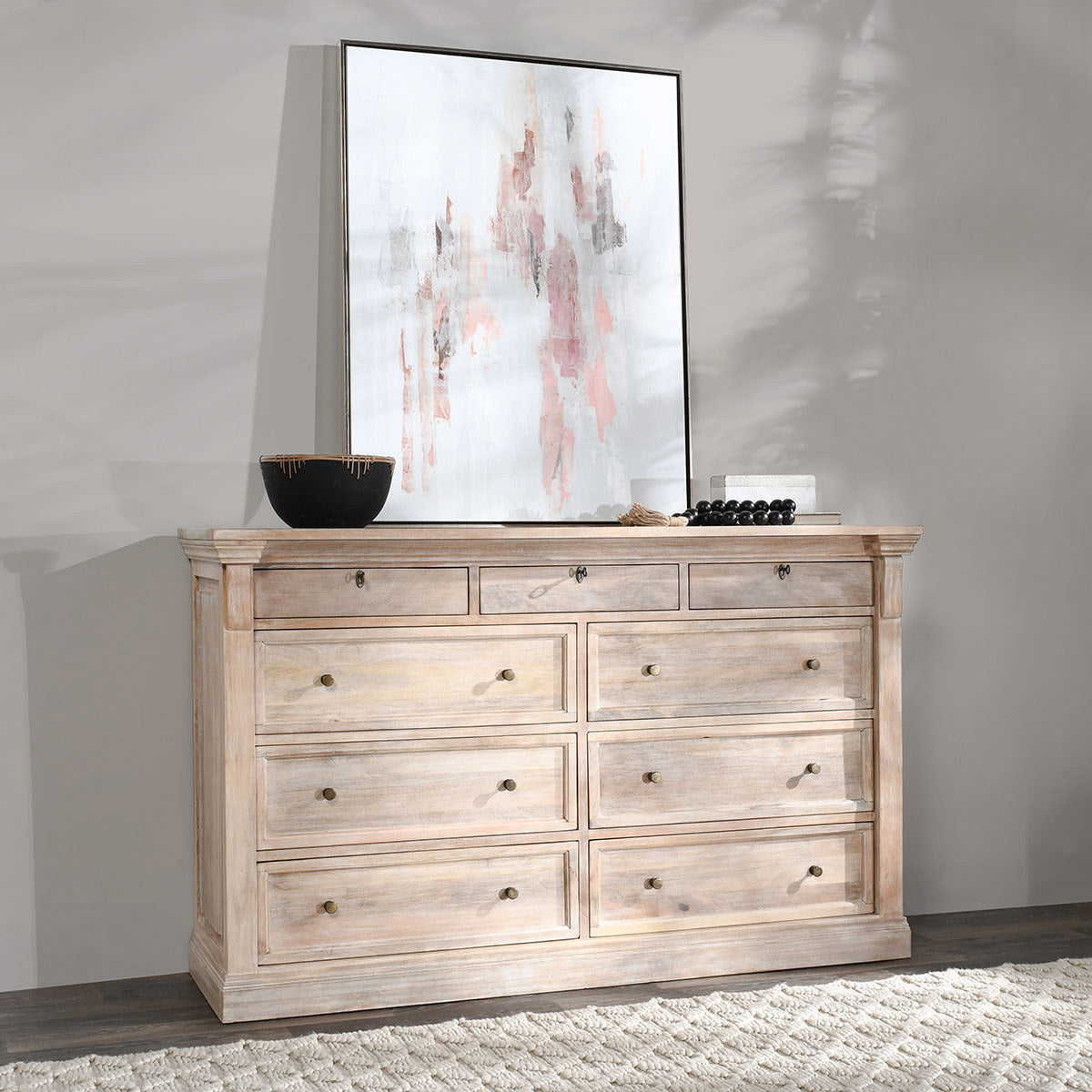 Adelaide Wood 9-Drawer Dresser