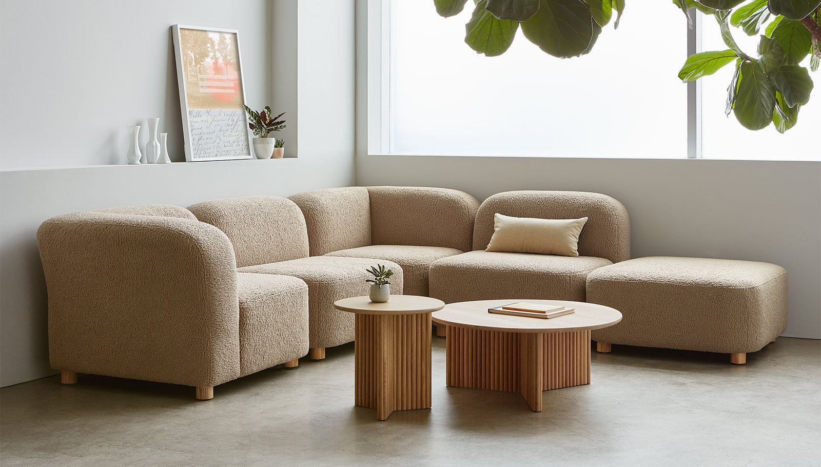 Circuit Modular 5-pc Sectional Sofa Gus*     Four Hands, Mid Century Modern Furniture, Old Bones Furniture Company, Old Bones Co, Modern Mid Century, Designer Furniture, https://www.oldbonesco.com/