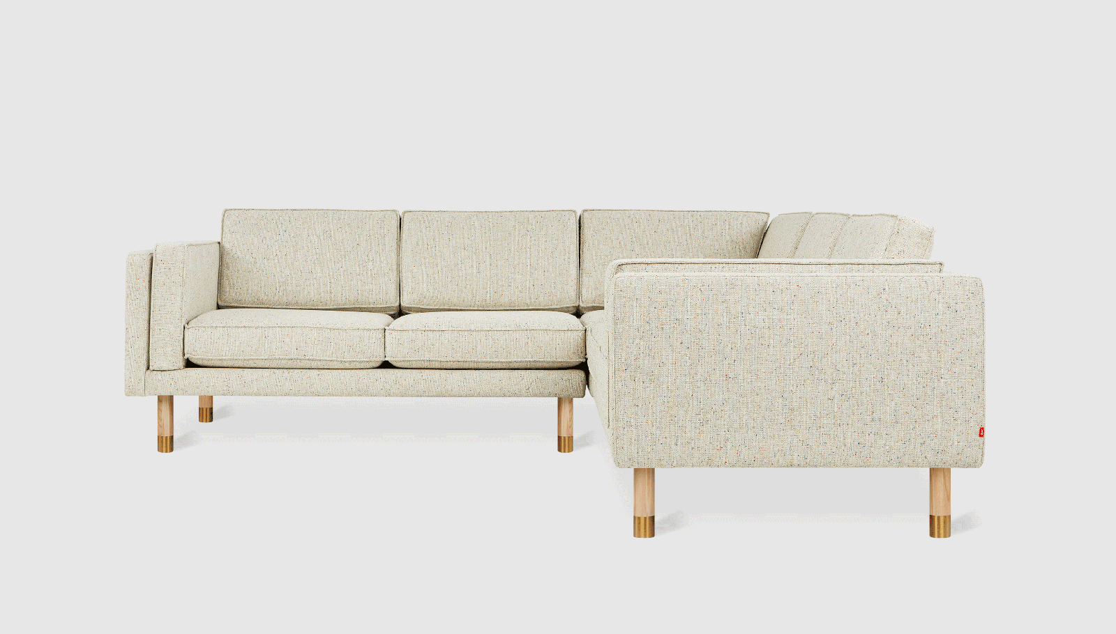 Augusta Bi-Sectional Sectional Gus*     Four Hands, Mid Century Modern Furniture, Old Bones Furniture Company, Old Bones Co, Modern Mid Century, Designer Furniture, https://www.oldbonesco.com/