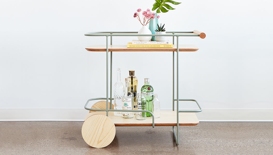 Arcade Bar Cart Cart Gus*     Four Hands, Mid Century Modern Furniture, Old Bones Furniture Company, Old Bones Co, Modern Mid Century, Designer Furniture, https://www.oldbonesco.com/