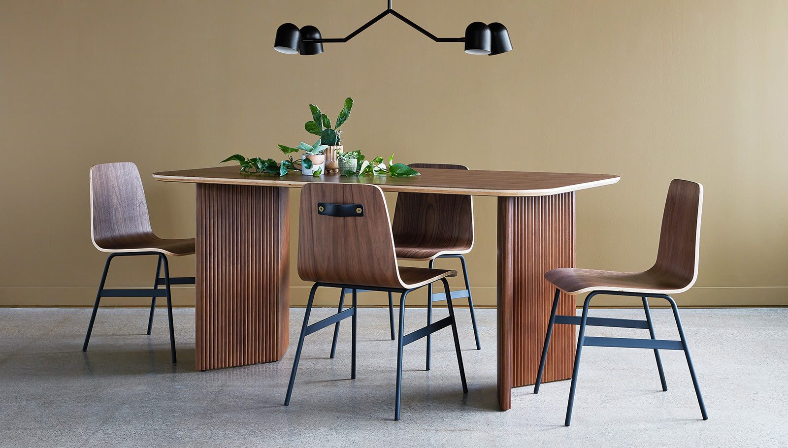 Atwell Dining Table-Rectangle Dining Table Gus*     Four Hands, Mid Century Modern Furniture, Old Bones Furniture Company, Old Bones Co, Modern Mid Century, Designer Furniture, https://www.oldbonesco.com/