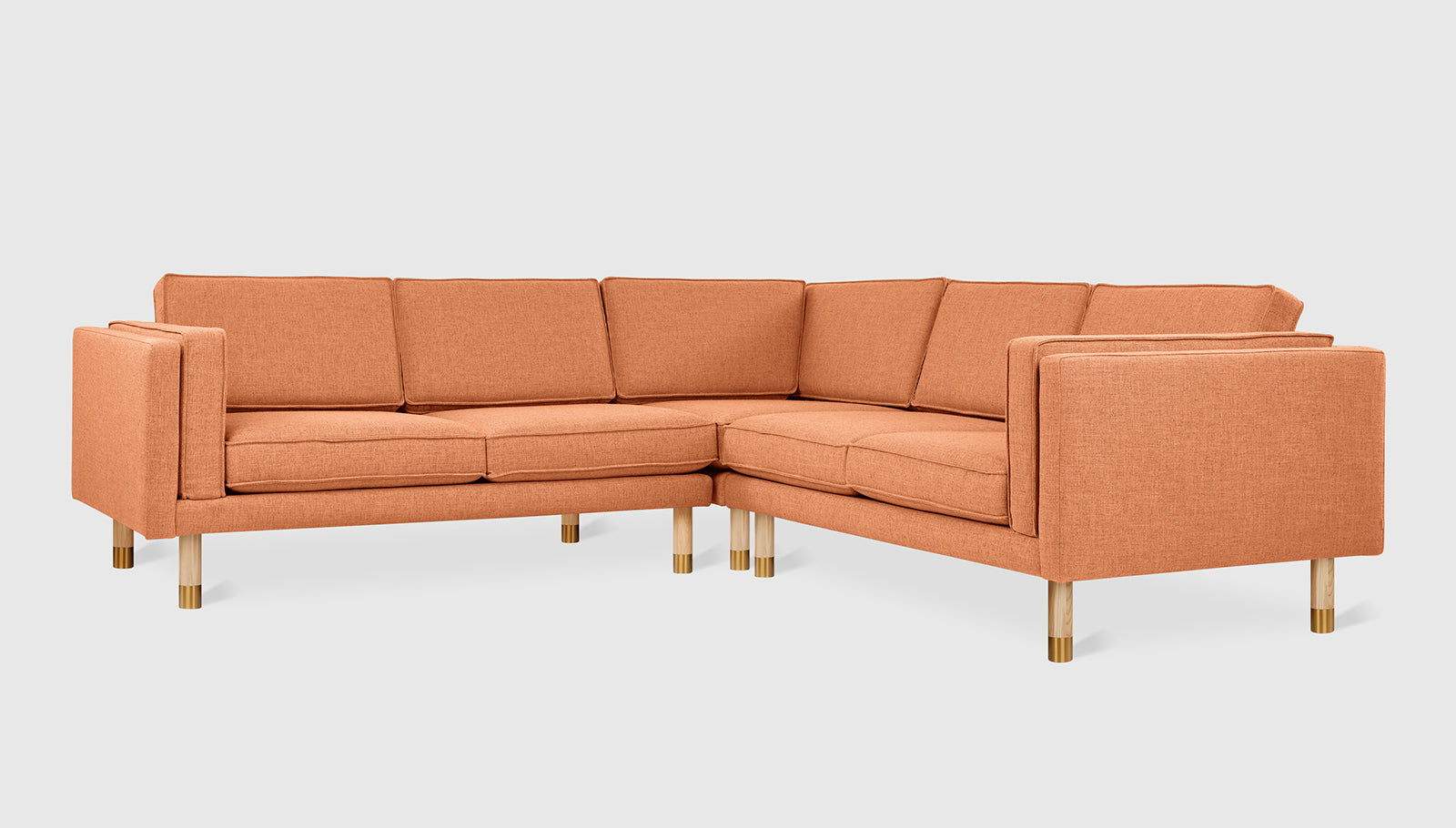 Augusta Bi-Sectional Sectional Gus*     Four Hands, Mid Century Modern Furniture, Old Bones Furniture Company, Old Bones Co, Modern Mid Century, Designer Furniture, https://www.oldbonesco.com/