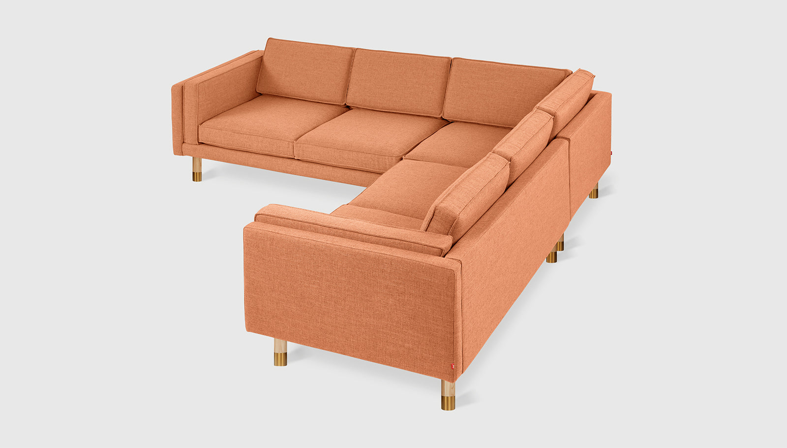 Augusta Bi-Sectional Sectional Gus*     Four Hands, Mid Century Modern Furniture, Old Bones Furniture Company, Old Bones Co, Modern Mid Century, Designer Furniture, https://www.oldbonesco.com/