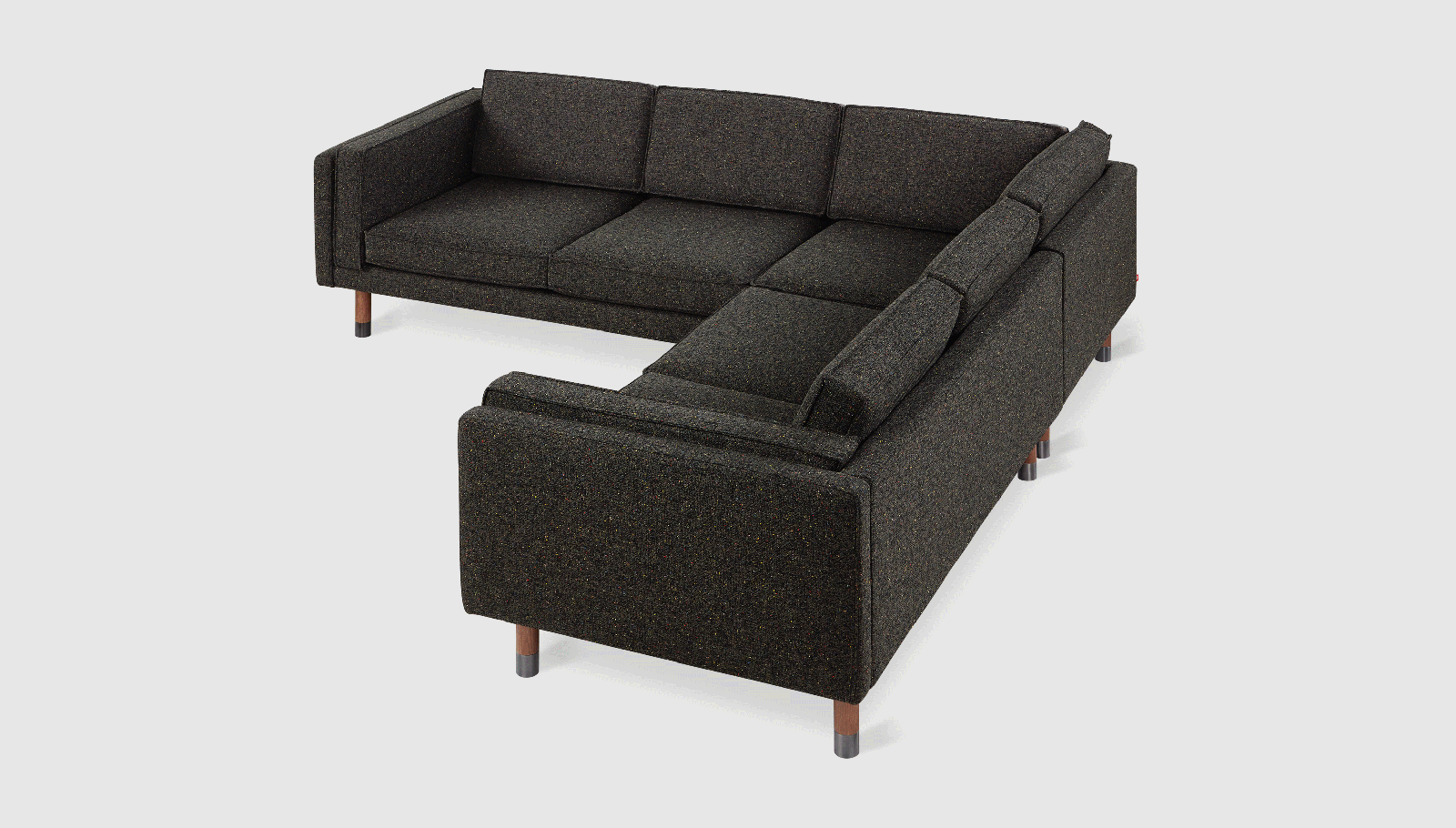 Augusta Bi-Sectional Sectional Gus*     Four Hands, Mid Century Modern Furniture, Old Bones Furniture Company, Old Bones Co, Modern Mid Century, Designer Furniture, https://www.oldbonesco.com/