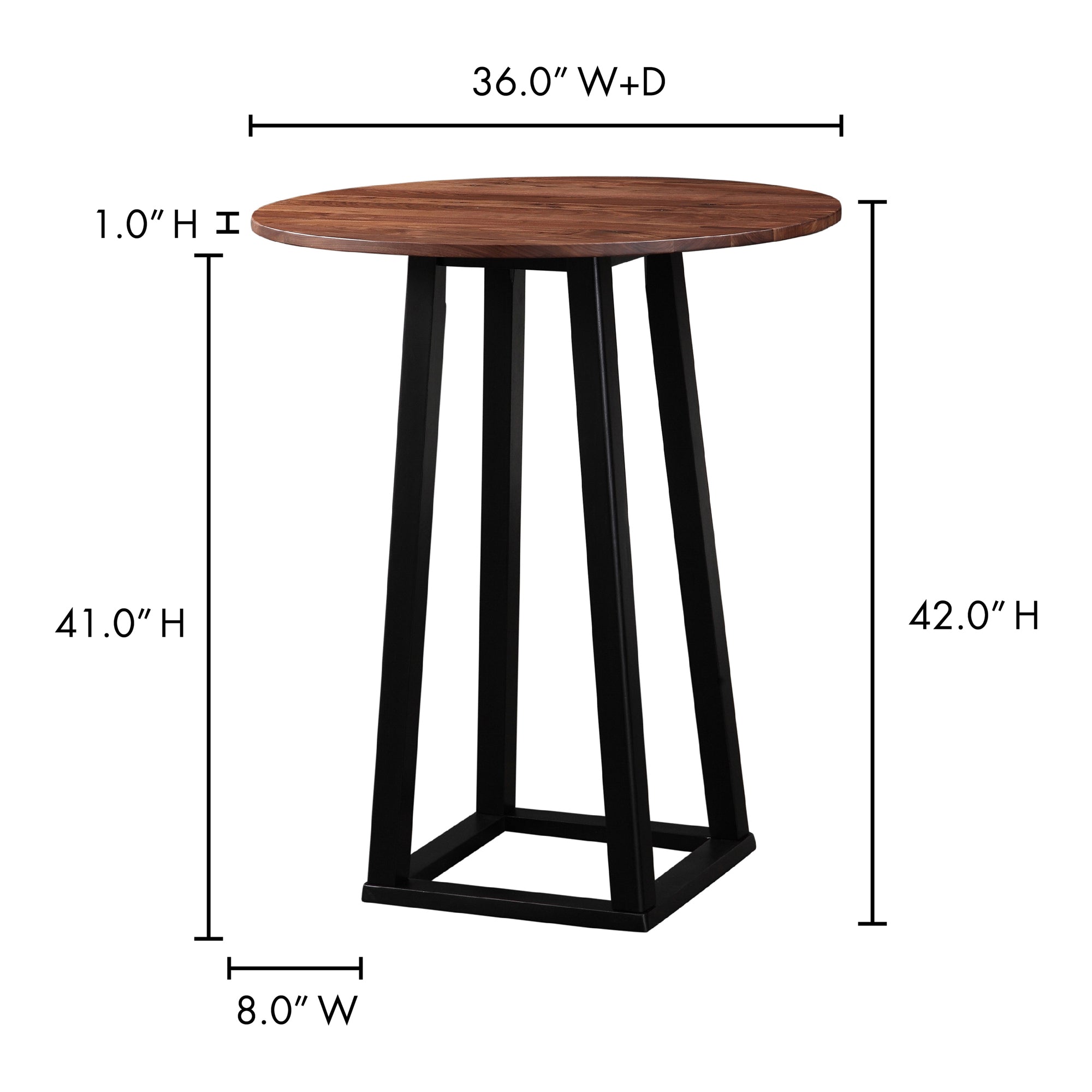 Tri-Mesa Bar Table Brown Bar & Counter Tables Moe's    Four Hands, Mid Century Modern Furniture, Old Bones Furniture Company, Old Bones Co, Modern Mid Century, Designer Furniture, Furniture Sale, Warehouse Furniture Sale, Tri-Mesa Bar Table Brown Sale, https://www.oldbonesco.com/