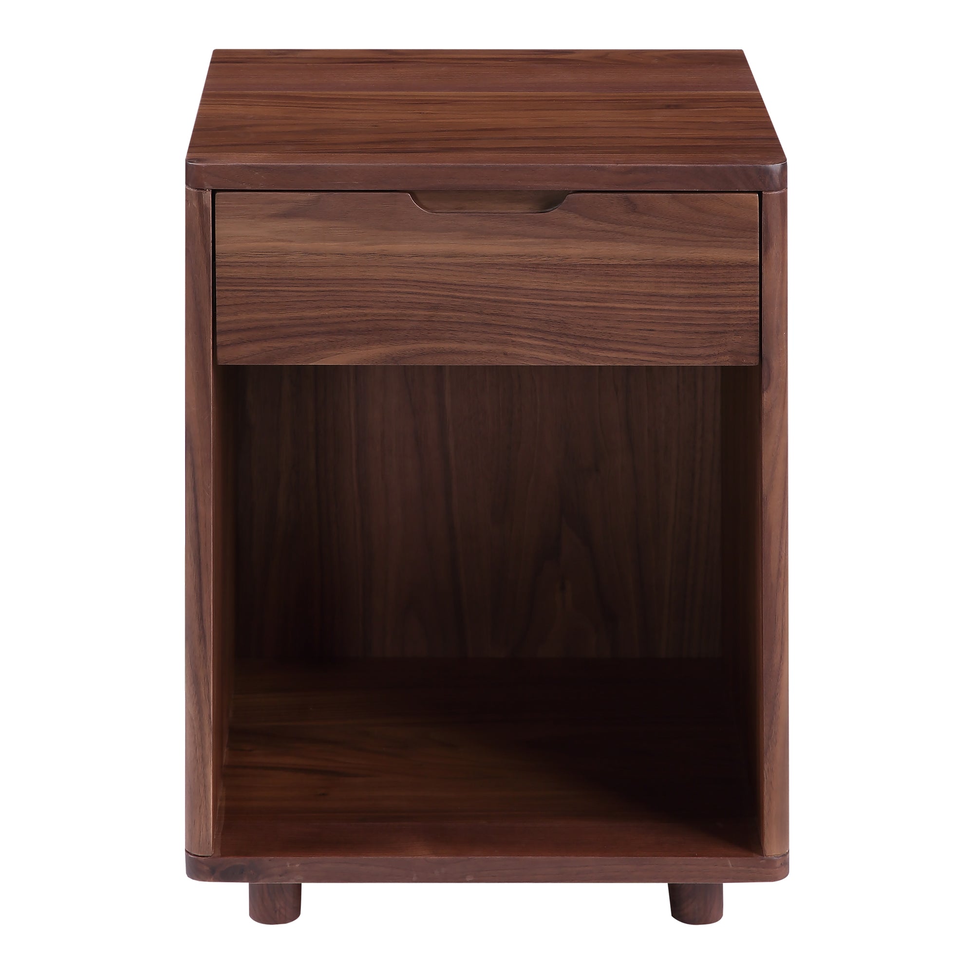 Osamu Nightstand Walnut BrownNightstands Moe's Walnut Brown   Four Hands, Mid Century Modern Furniture, Old Bones Furniture Company, Old Bones Co, Modern Mid Century, Designer Furniture, Furniture Sale, Warehouse Furniture Sale, Osamu Nightstand Sale, https://www.oldbonesco.com/