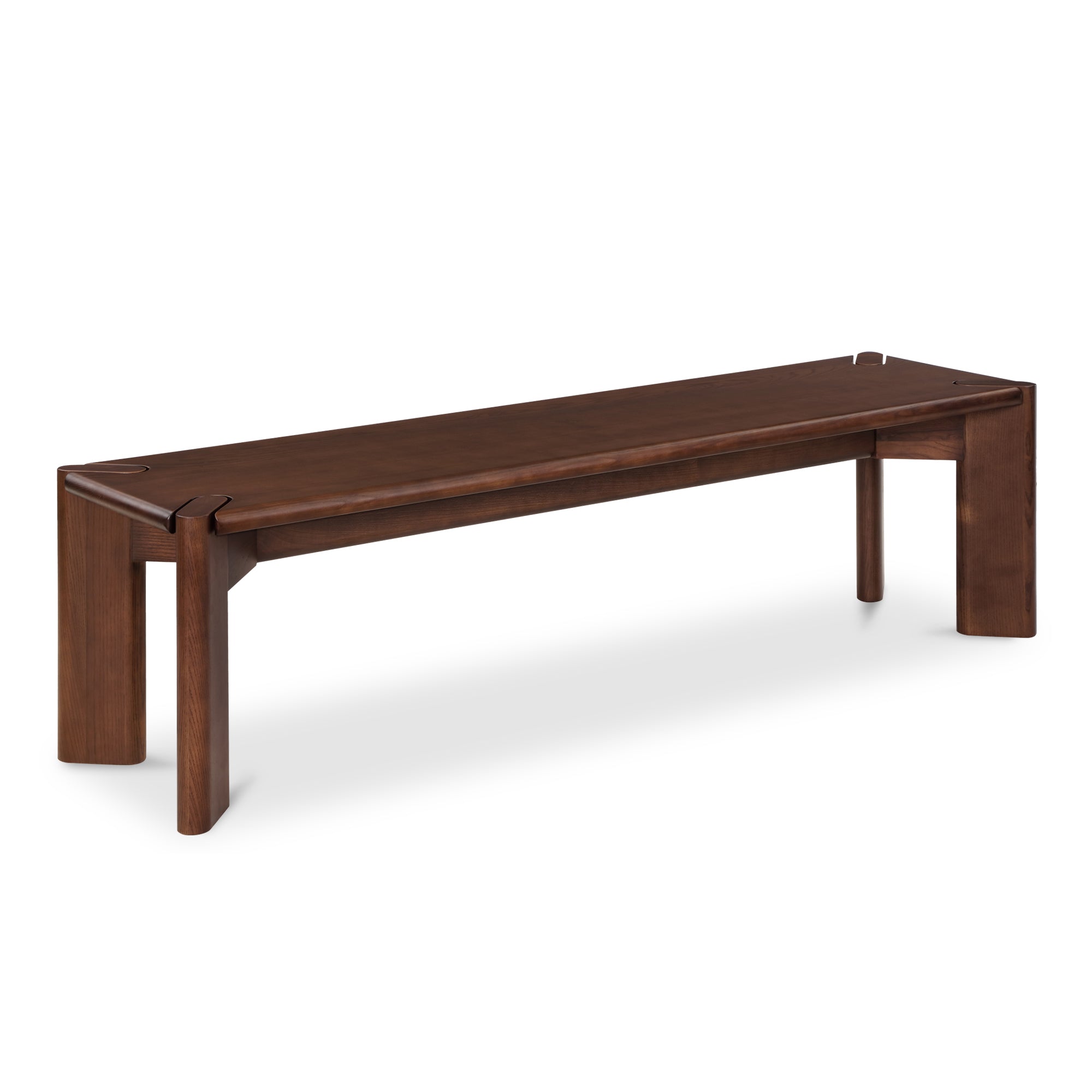 Daifuku Dining Bench Walnut Brown Bench Moe's    Four Hands, Mid Century Modern Furniture, Old Bones Furniture Company, Old Bones Co, Modern Mid Century, Designer Furniture, Furniture Sale, Warehouse Furniture Sale, Daifuku Dining Bench Walnut Brown Sale, https://www.oldbonesco.com/