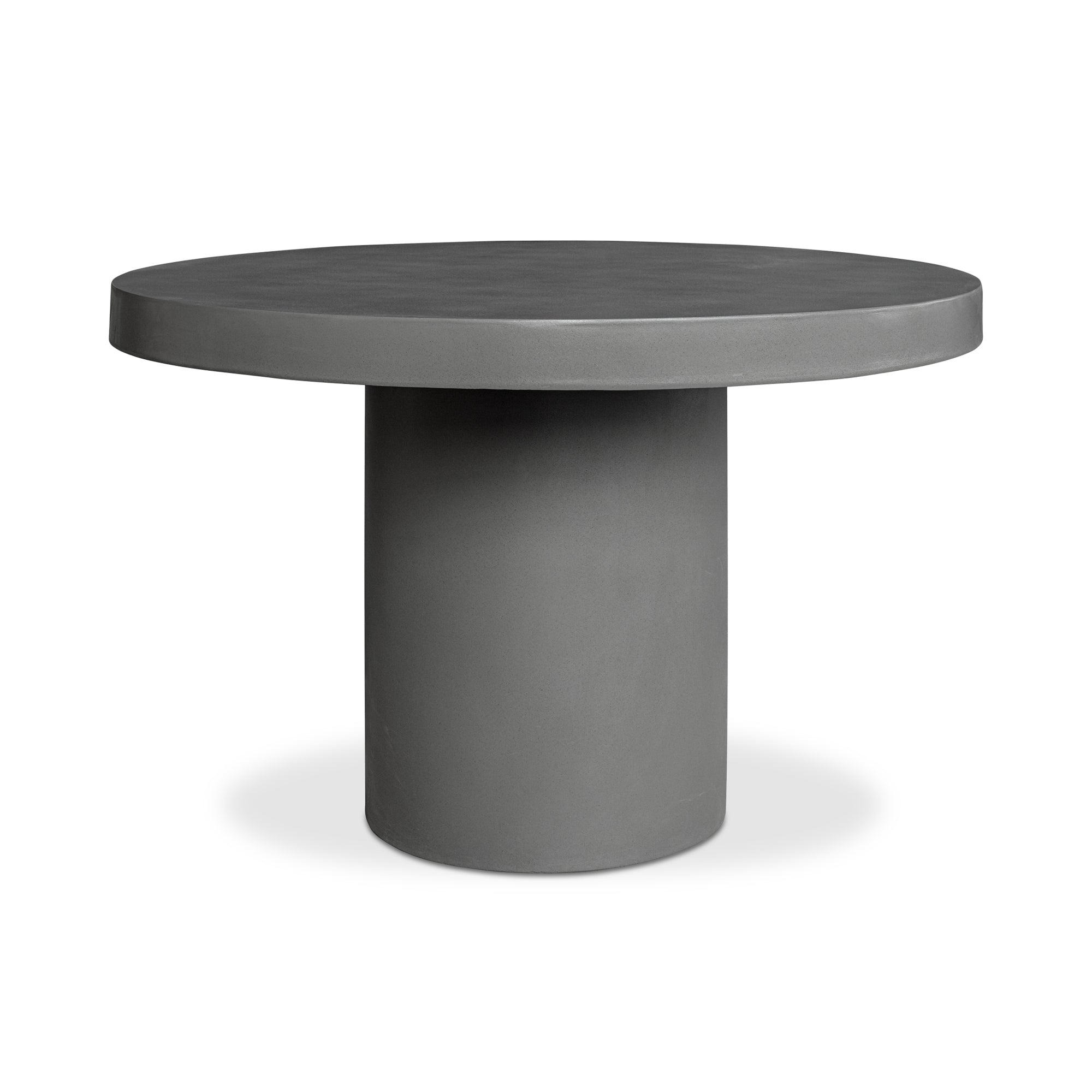 Cassius Round Outdoor Dining Table Dark GreyAll Outdoor Moe's Dark Grey   Four Hands, Mid Century Modern Furniture, Old Bones Furniture Company, Old Bones Co, Modern Mid Century, Designer Furniture, Furniture Sale, Warehouse Furniture Sale, Cassius Round Outdoor Dining Table Sale, https://www.oldbonesco.com/