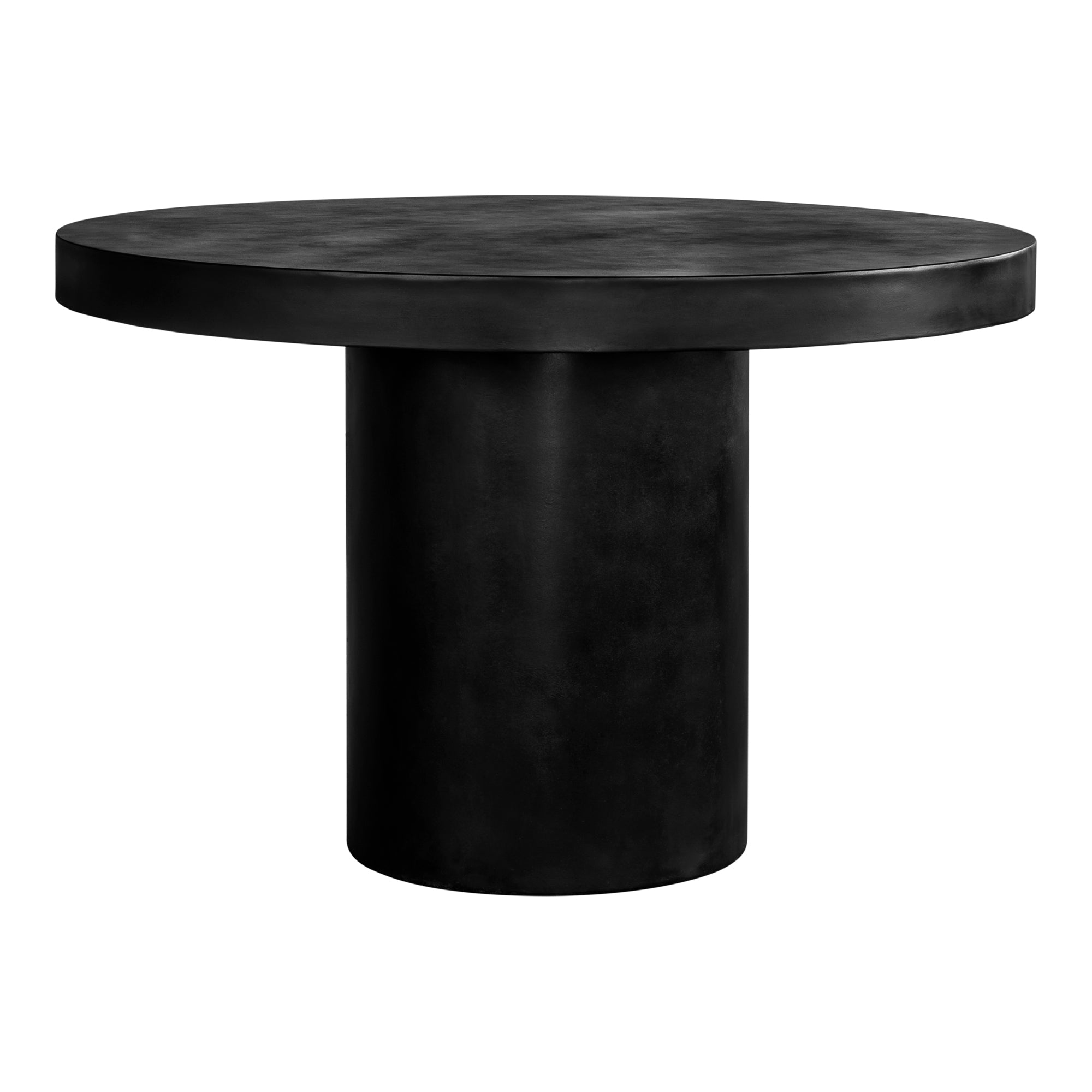 Cassius Round Outdoor Dining Table BlackAll Outdoor Moe's Black   Four Hands, Mid Century Modern Furniture, Old Bones Furniture Company, Old Bones Co, Modern Mid Century, Designer Furniture, Furniture Sale, Warehouse Furniture Sale, Cassius Round Outdoor Dining Table Sale, https://www.oldbonesco.com/