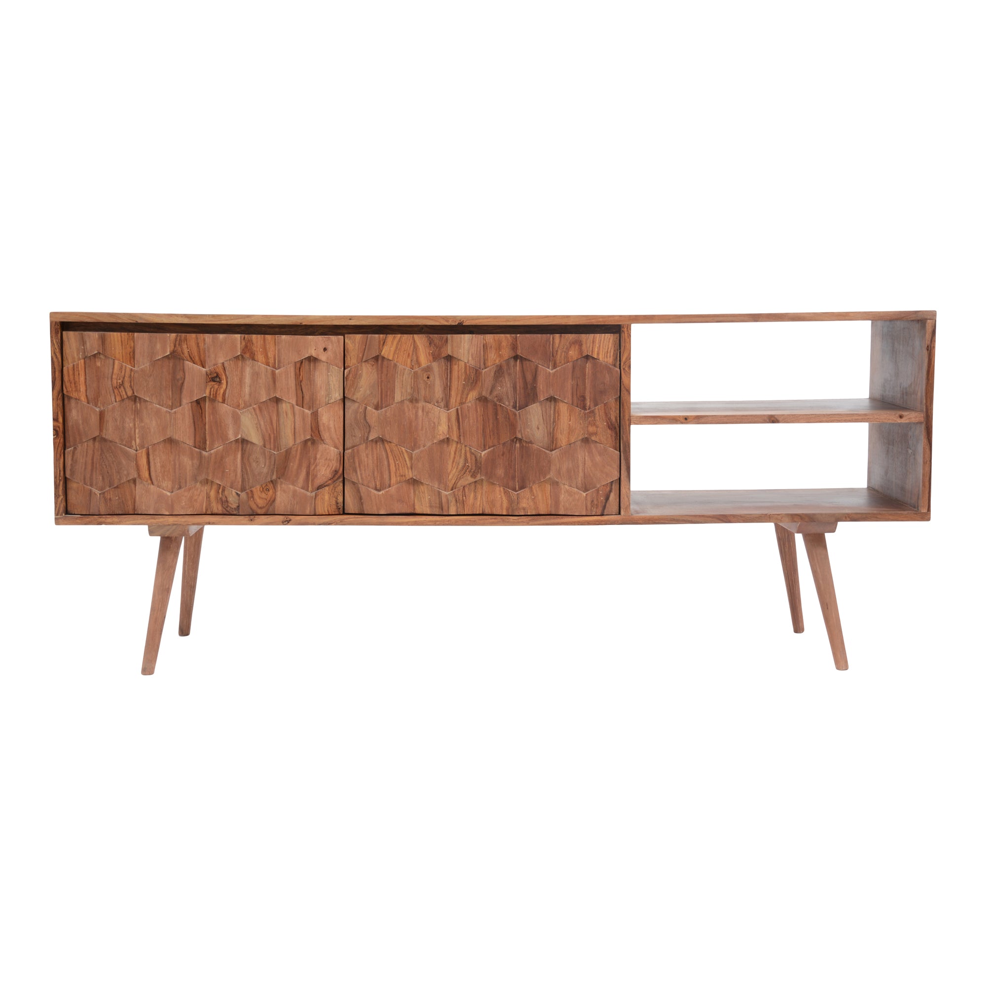 O2 TV Cabinet Natural Media Unit Moe's    Four Hands, Mid Century Modern Furniture, Old Bones Furniture Company, Old Bones Co, Modern Mid Century, Designer Furniture, Furniture Sale, Warehouse Furniture Sale, O2 TV Cabinet Natural Sale, https://www.oldbonesco.com/