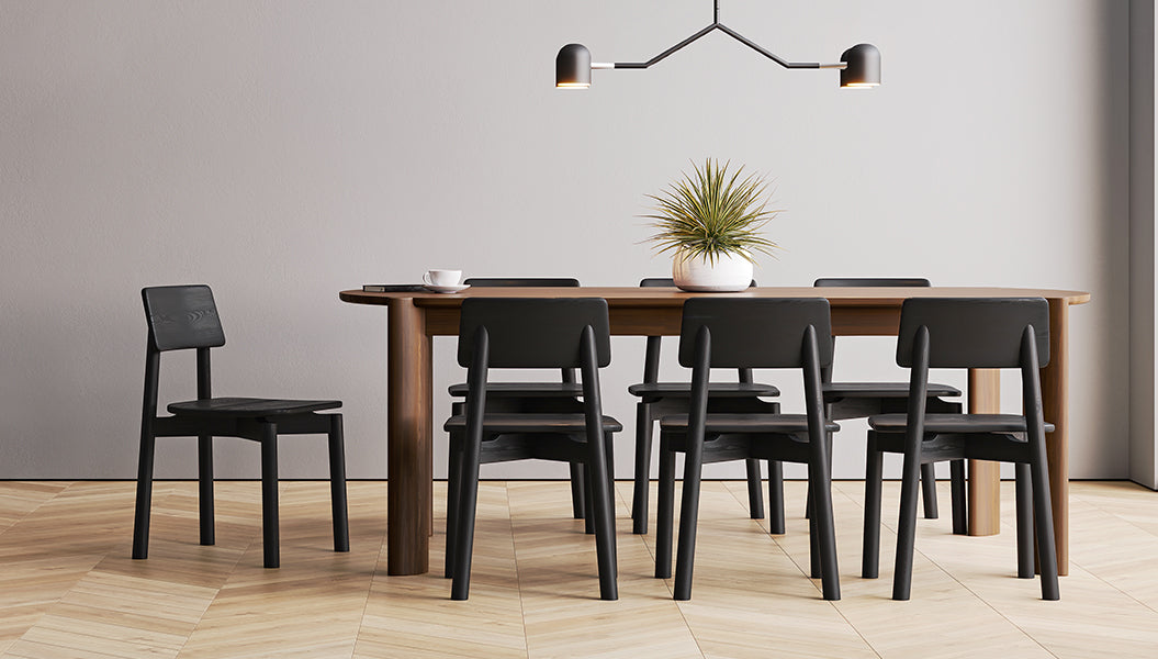 Bancroft Dining Table Dining Table Gus*     Four Hands, Mid Century Modern Furniture, Old Bones Furniture Company, Old Bones Co, Modern Mid Century, Designer Furniture, https://www.oldbonesco.com/