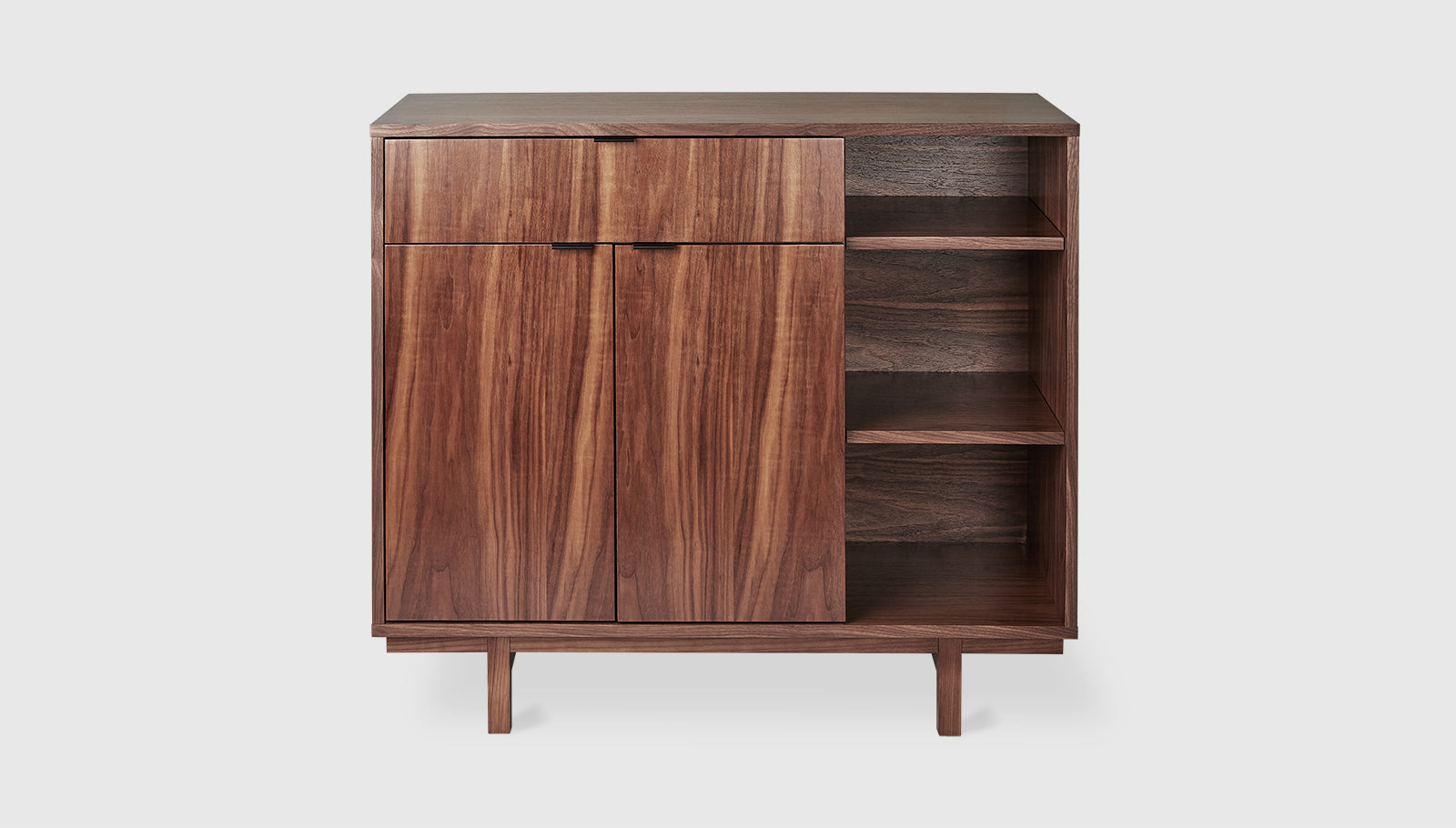 Belmont Cabinet Natural WalnutCabinet Gus*  Natural Walnut   Four Hands, Mid Century Modern Furniture, Old Bones Furniture Company, Old Bones Co, Modern Mid Century, Designer Furniture, https://www.oldbonesco.com/