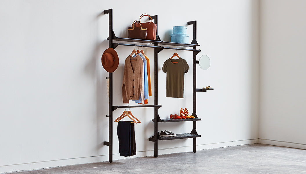 Branch-2 Wardrobe Unit SHELVING Gus*     Four Hands, Mid Century Modern Furniture, Old Bones Furniture Company, Old Bones Co, Modern Mid Century, Designer Furniture, https://www.oldbonesco.com/