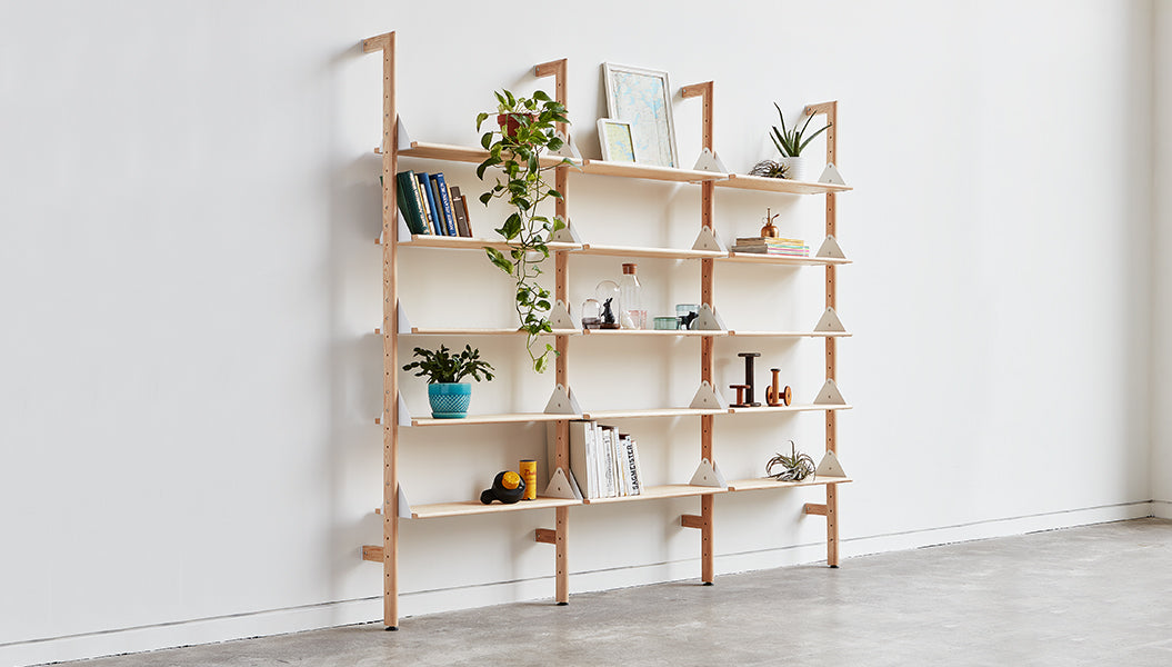 Branch-3 Shelving Unit SHELVING Gus*     Four Hands, Mid Century Modern Furniture, Old Bones Furniture Company, Old Bones Co, Modern Mid Century, Designer Furniture, https://www.oldbonesco.com/