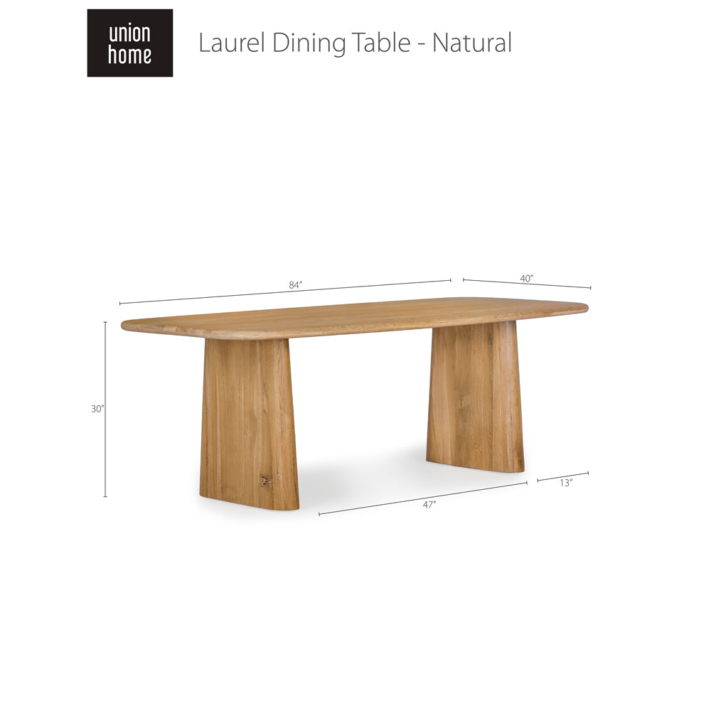 Laurel Solid White Oak 84" Dining Table - Natural Dining Tables Union Home , Black Friday Sale Union Home Furniture Sale, Old Bones Co, Mid Century Furniture Sale, Four Hands Furniture, Black Friday Sale Laurel Solid White Oak 84" Dining Table - Natural,Gus Sale, Perigold Laurel Solid White Oak 84" Dining Table - Natural Dining Tables Black Friday Sale , Perigold Sale Laurel Solid White Oak 84" Dining Table - Natural,Laurel Solid White Oak 84" Dining Table - Natural Lulu and Georgia, Burke Decor Sale Laurel