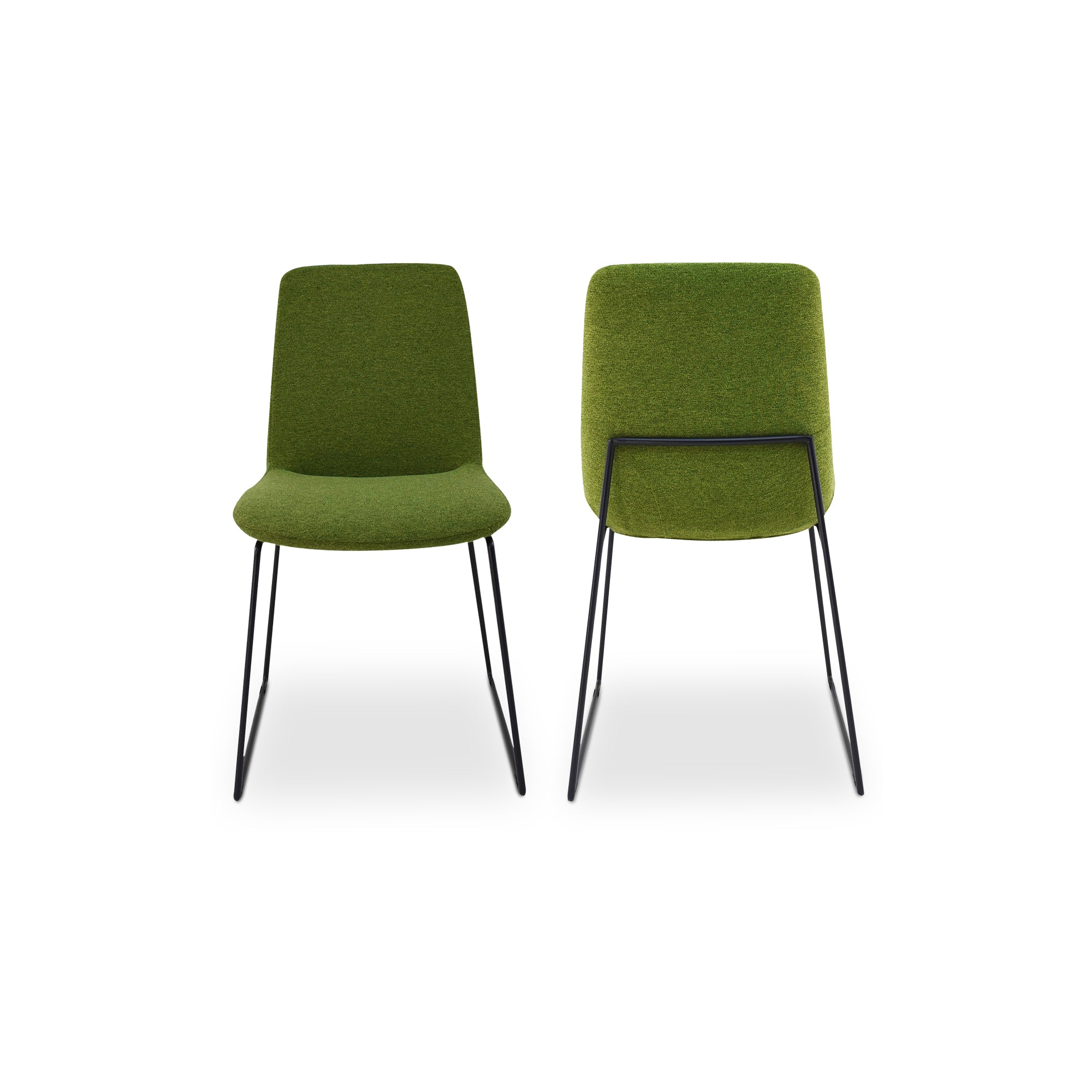 Ruth Dining Chair Green-M2 (Set of 2) Dining Chair Moe's    Four Hands, Mid Century Modern Furniture, Old Bones Furniture Company, Old Bones Co, Modern Mid Century, Designer Furniture, Furniture Sale, Warehouse Furniture Sale, Ruth Dining Chair Green-M2 (Set of 2) Sale, https://www.oldbonesco.com/