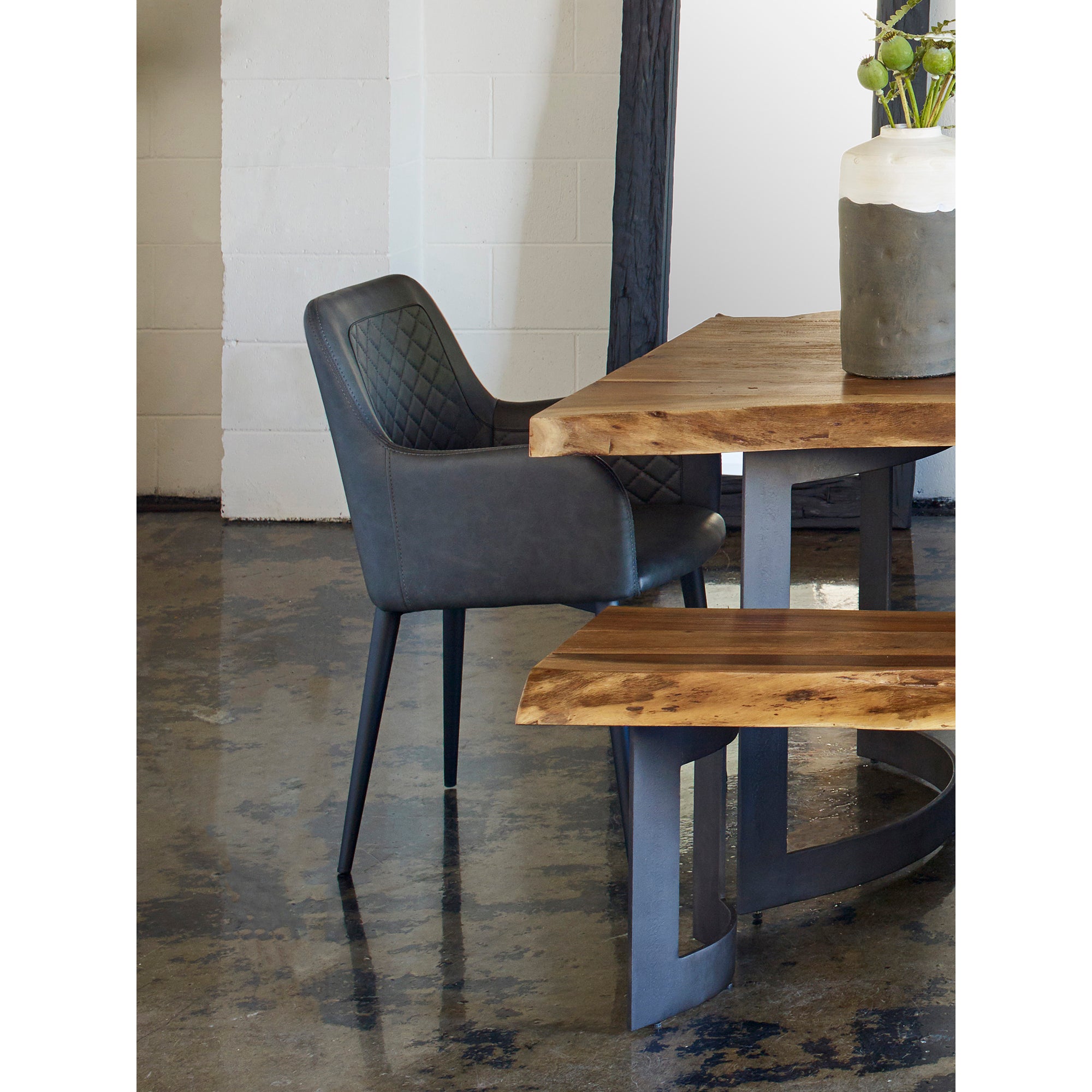 Cantata Dining Chair Black-M2 Dining Chairs Moe's    Four Hands, Mid Century Modern Furniture, Old Bones Furniture Company, Old Bones Co, Modern Mid Century, Designer Furniture, Furniture Sale, Warehouse Furniture Sale, Cantata Dining Chair Black-M2 Sale, https://www.oldbonesco.com/