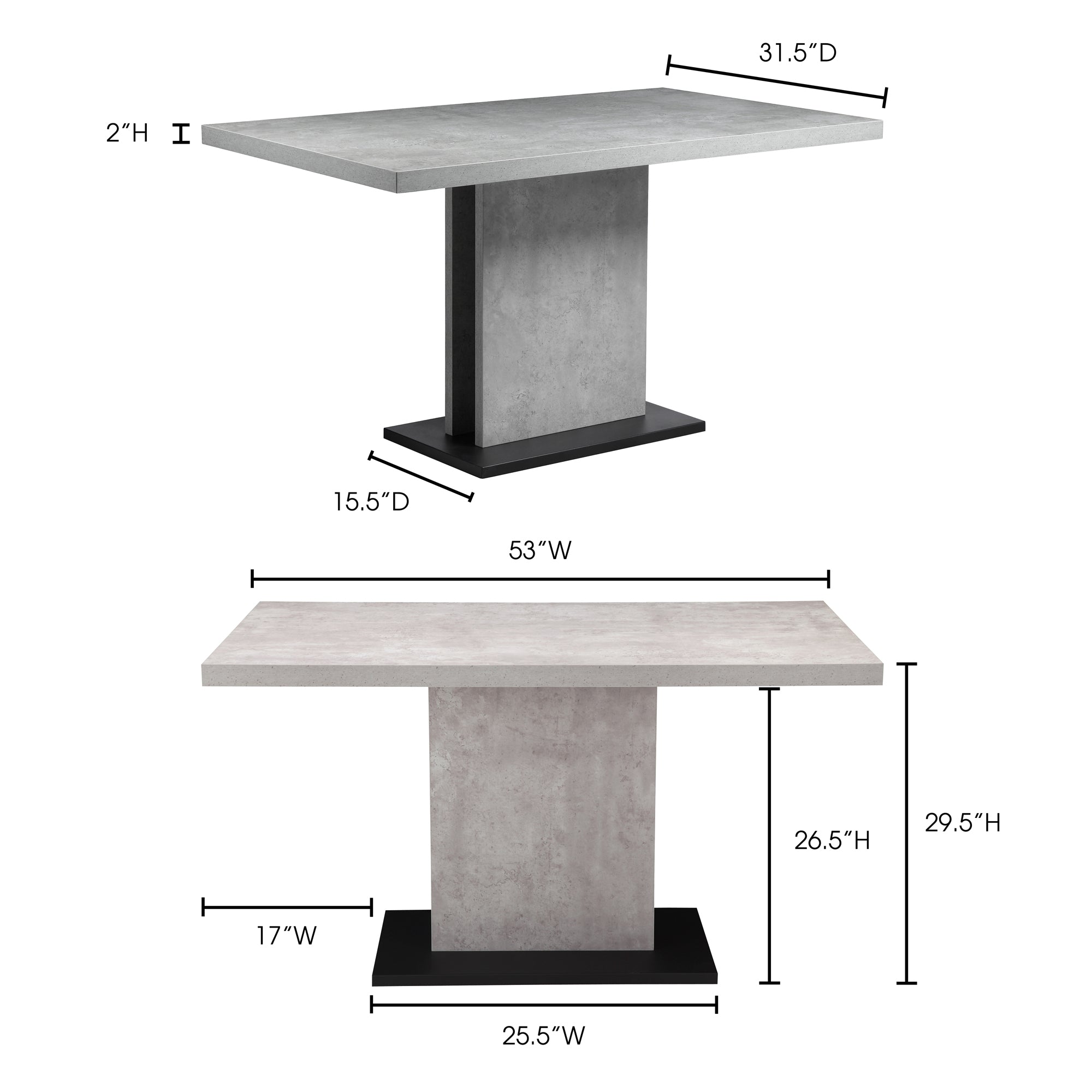 Hanlon Dining Table Dining Tables Moe's    Four Hands, Mid Century Modern Furniture, Old Bones Furniture Company, Old Bones Co, Modern Mid Century, Designer Furniture, Furniture Sale, Warehouse Furniture Sale, Hanlon Dining Table Sale, https://www.oldbonesco.com/