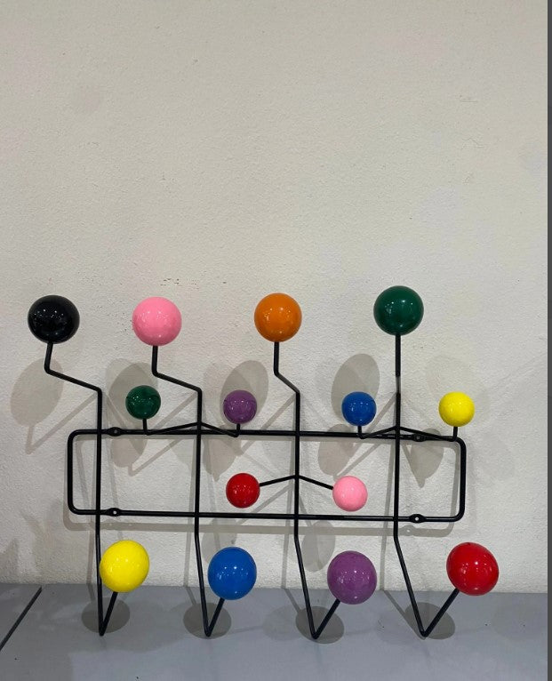 Eames Style Hang it all Coat Hook Multicolor - Black FrameAccessories Mod Made  Multicolor - Black Frame   Four Hands, Mid Century Modern Furniture, Old Bones Furniture Company, Old Bones Co, Modern Mid Century, Designer Furniture, https://www.oldbonesco.com/