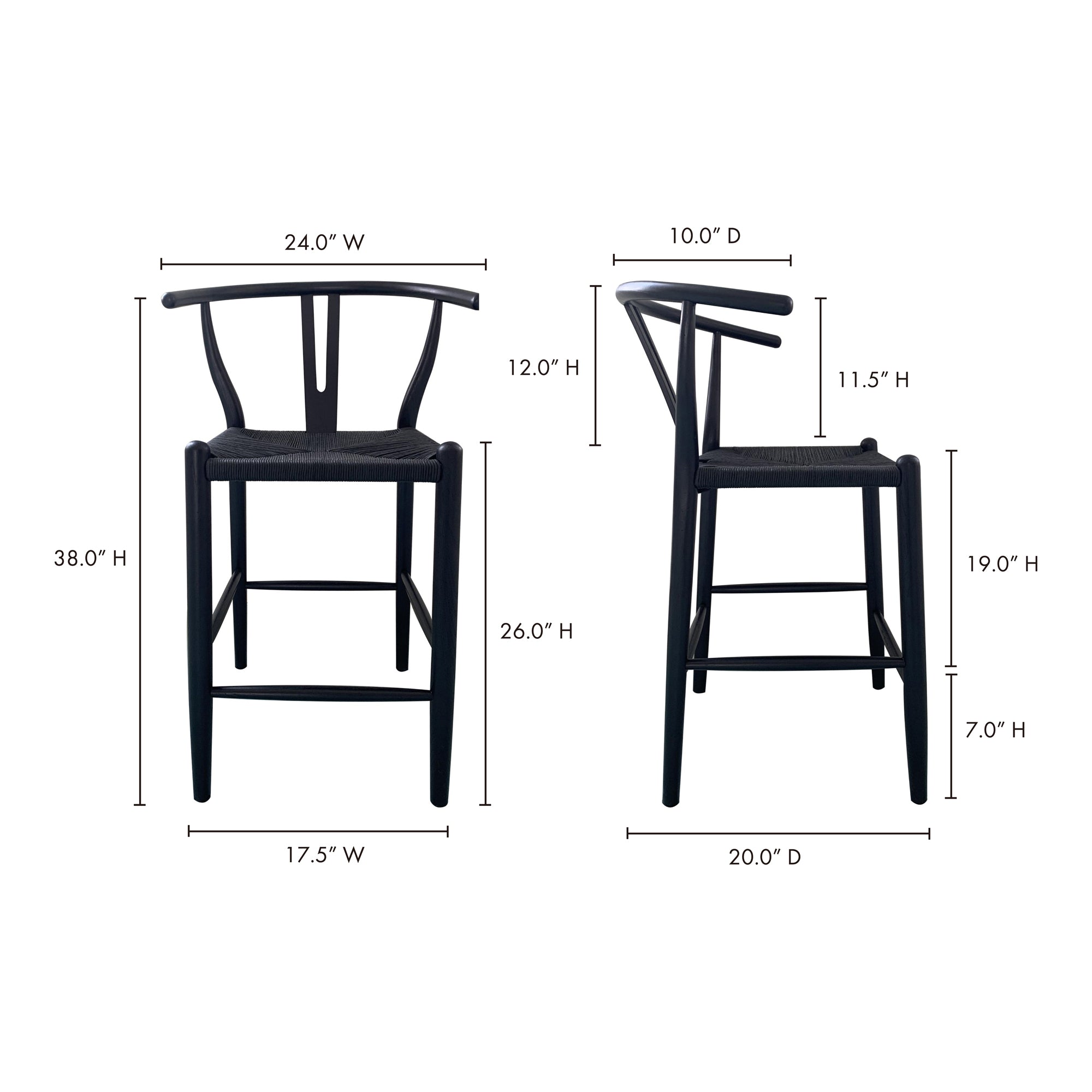 Ventana Counter Stool Counter Stools Moe's    Four Hands, Mid Century Modern Furniture, Old Bones Furniture Company, Old Bones Co, Modern Mid Century, Designer Furniture, Furniture Sale, Warehouse Furniture Sale, Ventana Counter Stool Sale, https://www.oldbonesco.com/