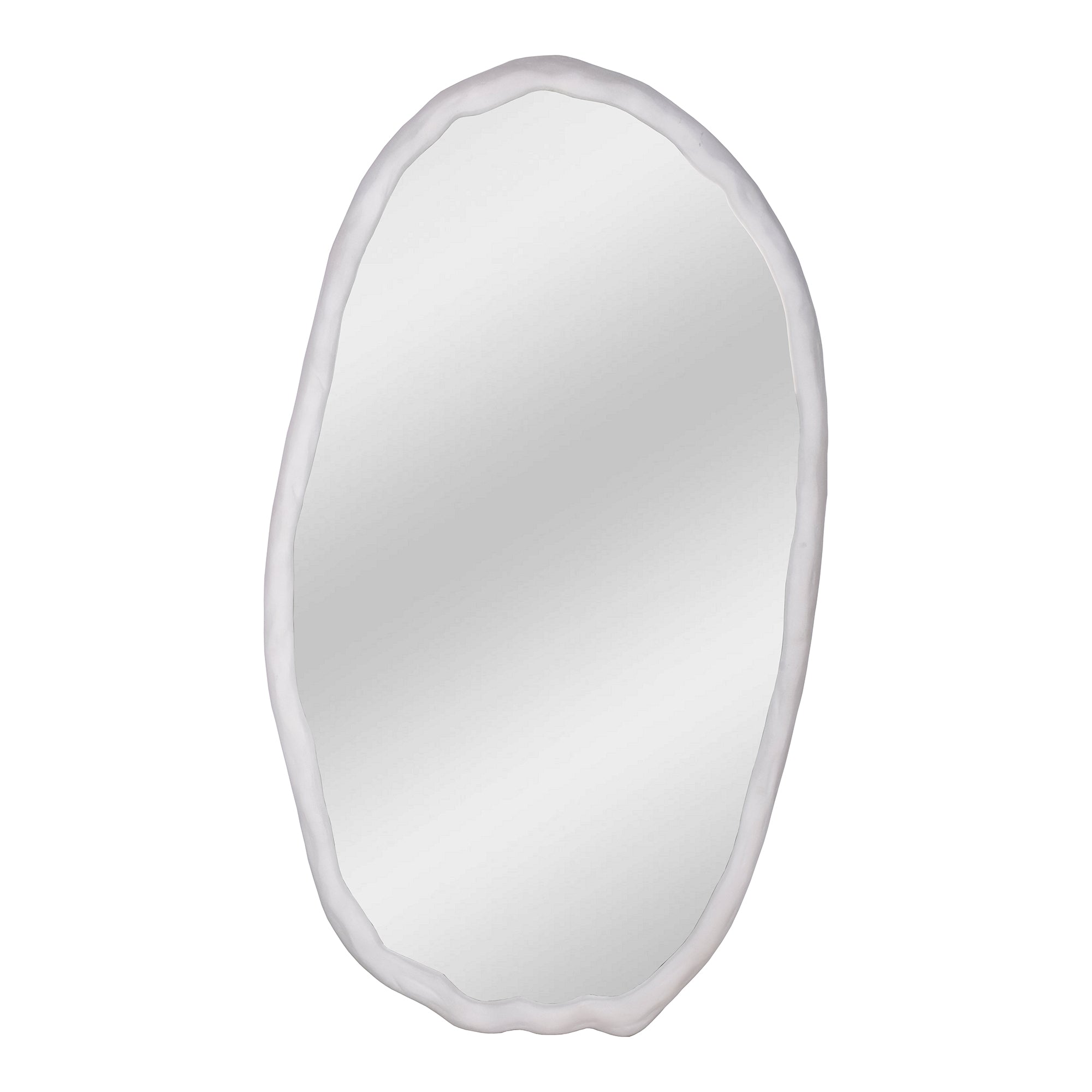 Foundry Oval Mirror WhiteMirrors Moe's White   Four Hands, Mid Century Modern Furniture, Old Bones Furniture Company, Old Bones Co, Modern Mid Century, Designer Furniture, Furniture Sale, Warehouse Furniture Sale, Foundry Oval Mirror Sale, https://www.oldbonesco.com/