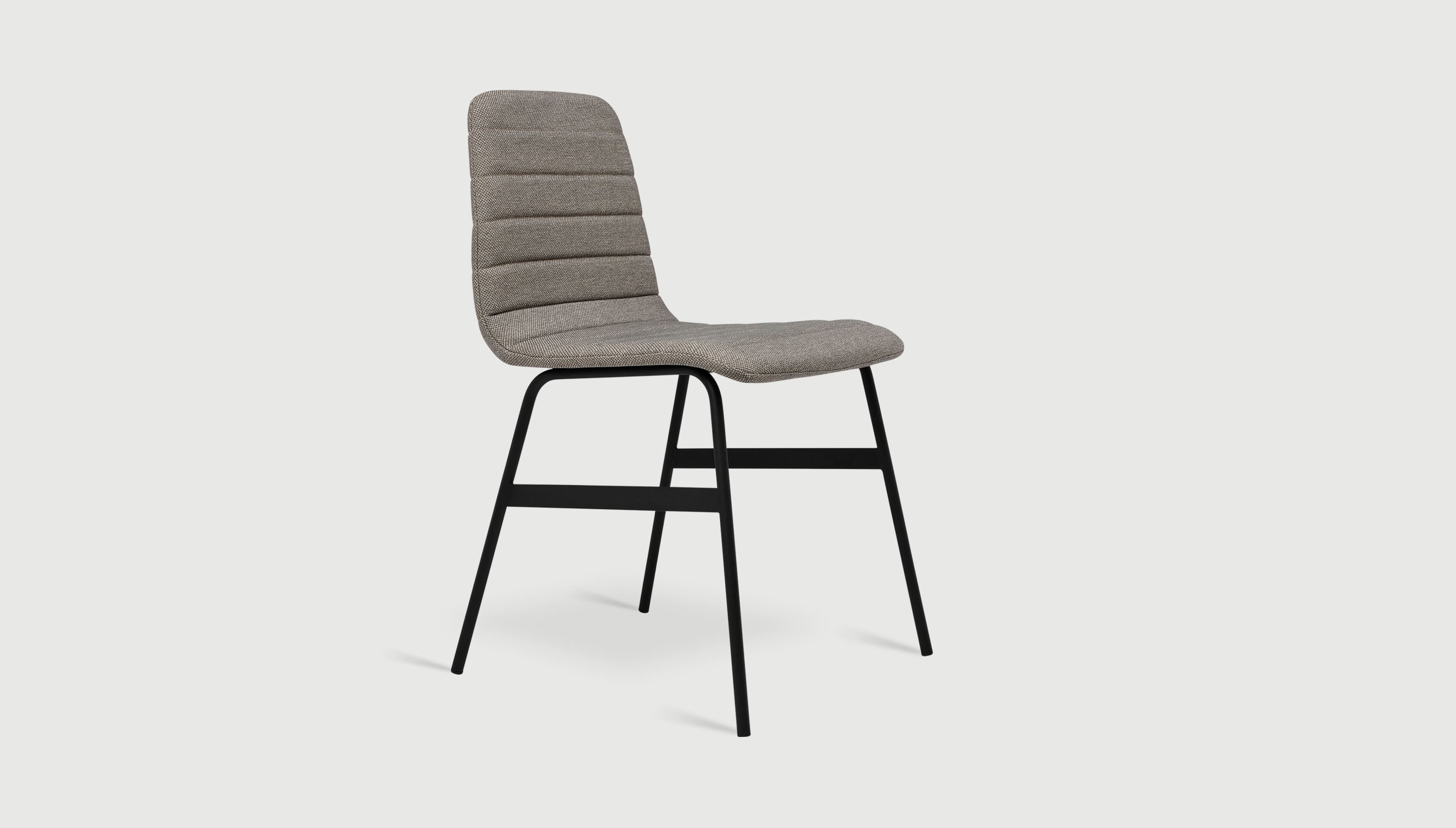 Lecture Dining Chair Upholstered Pixel Truffle / BlackDining Chair Gus*  Pixel Truffle Black  Four Hands, Mid Century Modern Furniture, Old Bones Furniture Company, Old Bones Co, Modern Mid Century, Designer Furniture, https://www.oldbonesco.com/