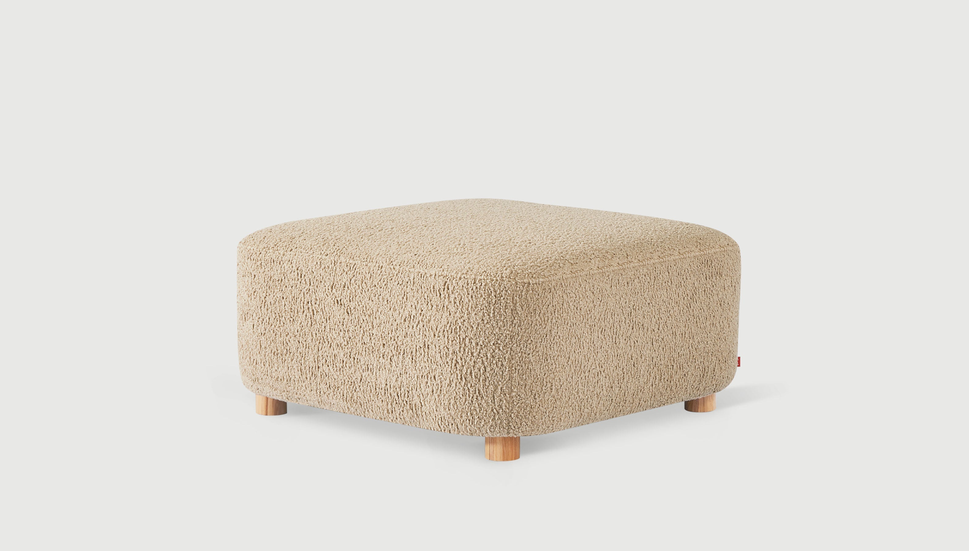 Circuit Modular Ottoman Himalaya Dune / Natural AshOttoman Gus*  Himalaya Dune Natural Ash  Four Hands, Mid Century Modern Furniture, Old Bones Furniture Company, Old Bones Co, Modern Mid Century, Designer Furniture, https://www.oldbonesco.com/