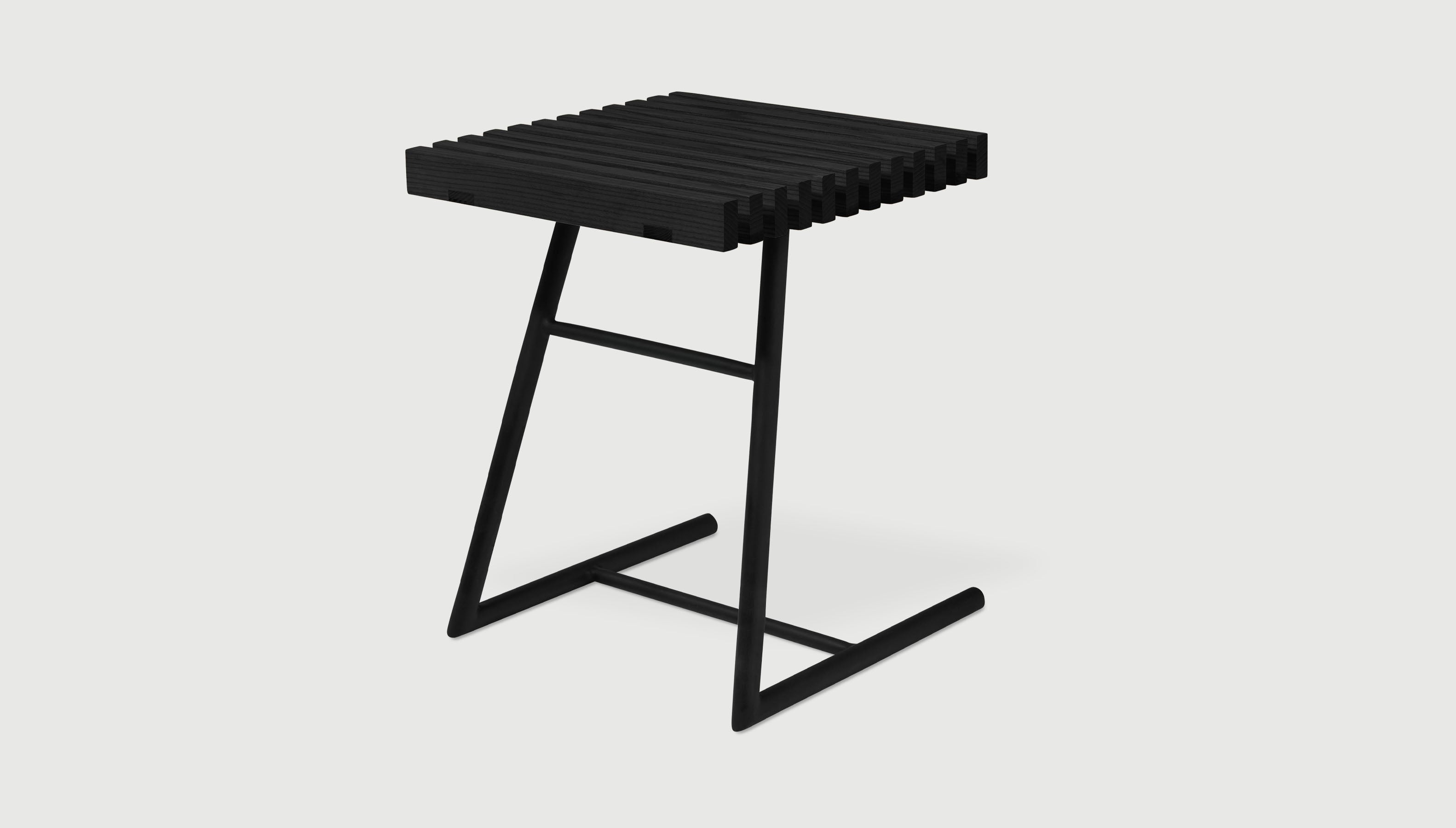 Transit End Table Black Ash / BlackAccent Table Gus*  Black Ash Black  Four Hands, Mid Century Modern Furniture, Old Bones Furniture Company, Old Bones Co, Modern Mid Century, Designer Furniture, https://www.oldbonesco.com/