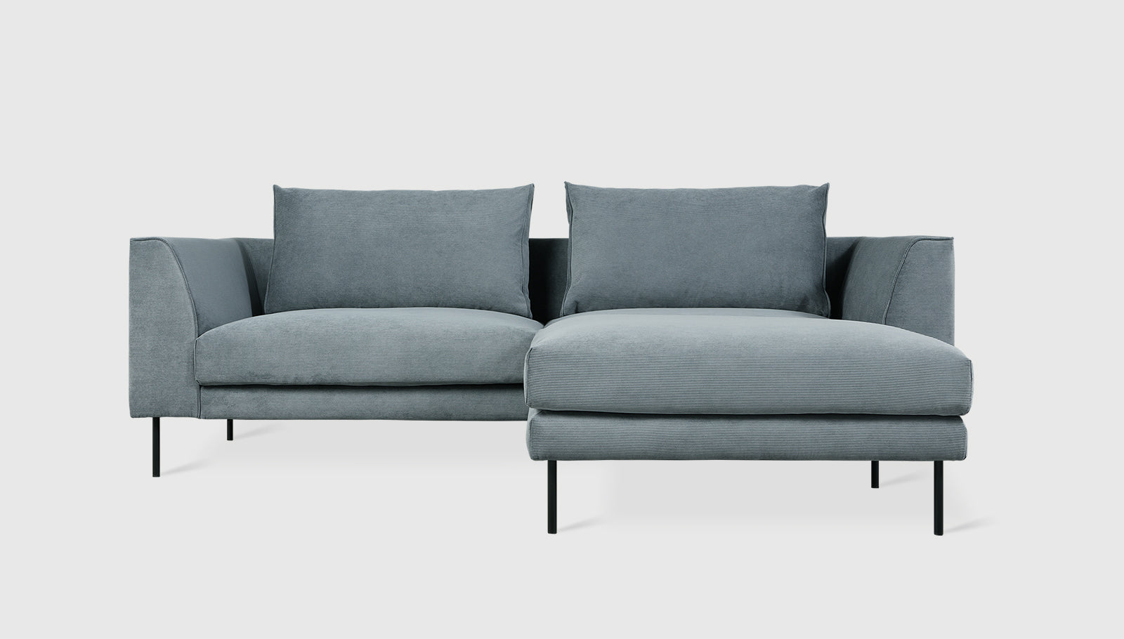 Renfrew Loft Bi-Sectional Sectional Gus*     Four Hands, Mid Century Modern Furniture, Old Bones Furniture Company, Old Bones Co, Modern Mid Century, Designer Furniture, https://www.oldbonesco.com/